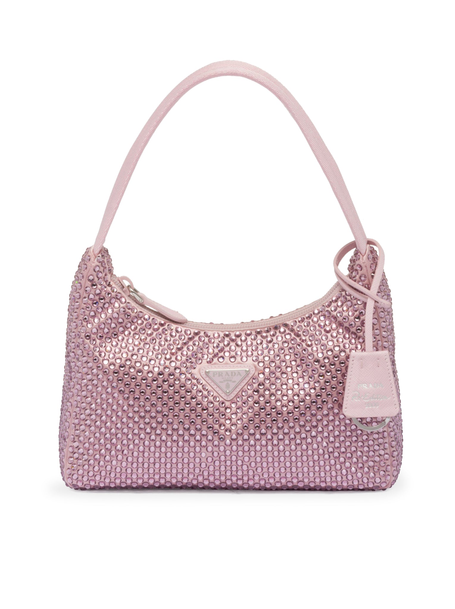 Elegant Mini Satin Evening Bag with Sparkling Crystals - Perfect for Parties, Weddings & Special Occasions