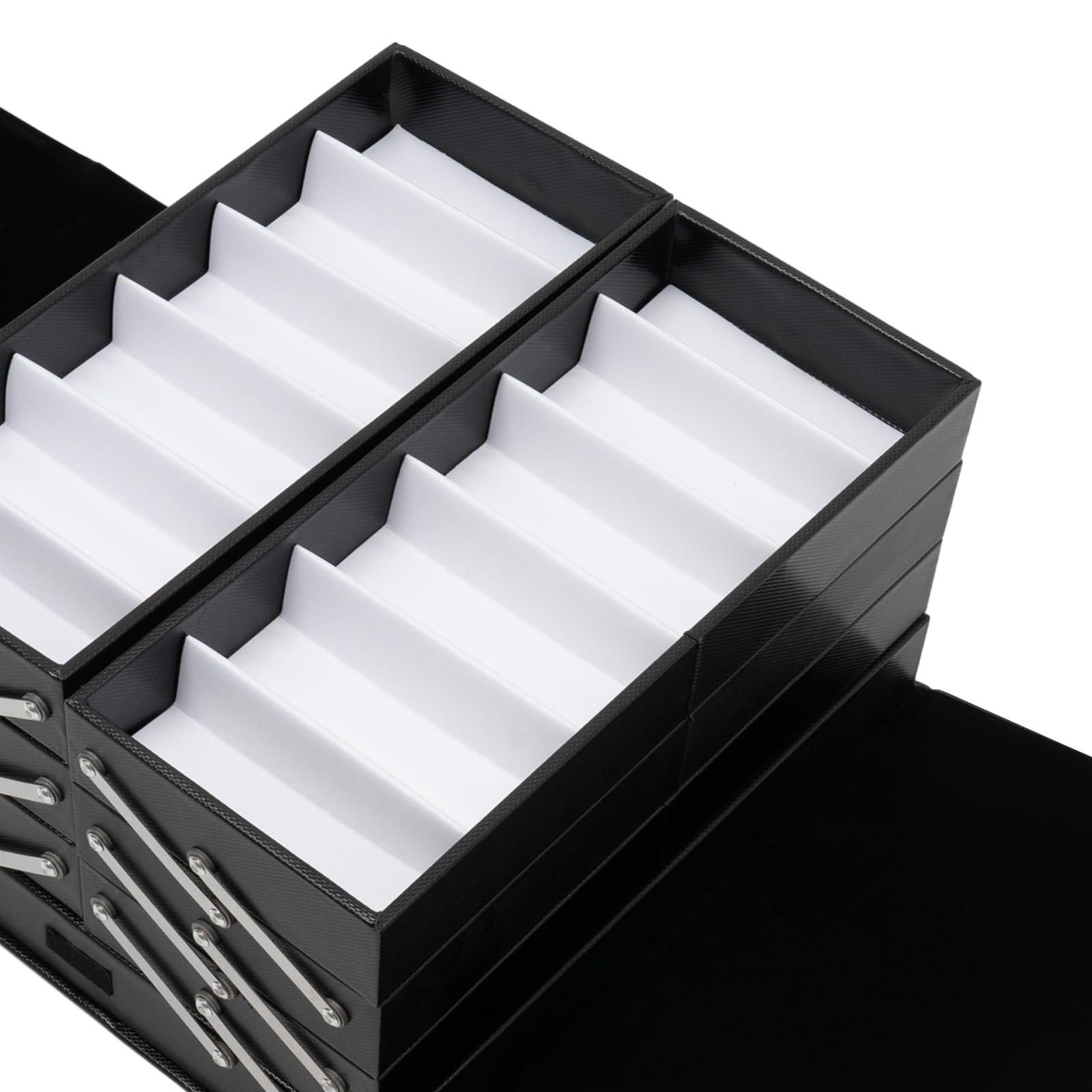 Eapmic 48-Slot Luxury Sunglasses Display Case - Black Eyeglass Organizer Box for Retail Stores & Collector Storage | Perfect for Sunglass Shops, Optical Stores & Home Organization
