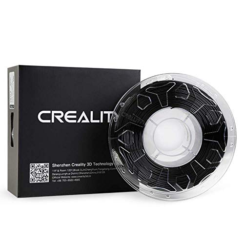 Creality® PLA 3D Printer Filament 1.75mm 1kg Spool - Premium Black Filament for 3D Printing - Perfect for DIY Projects, Prototyping & Home Decor
