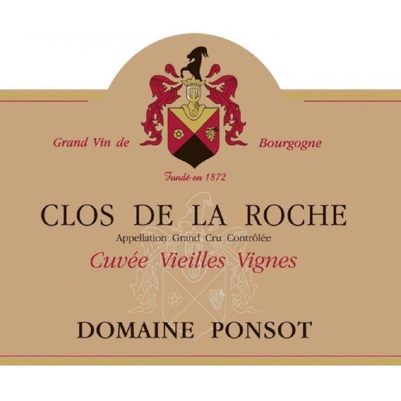 2022 Domaine Ponsot Clos de la Roche Vieilles Vignes Grand Cru Red Wine - Premium French Burgundy for Fine Dining & Special Occasions