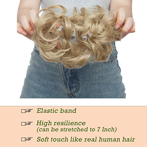 Messy Bun Hair Extension for Curly Hair - Clip-in Updo Hairpiece for Women | Perfect for Weddings, Parties & Everyday Styling