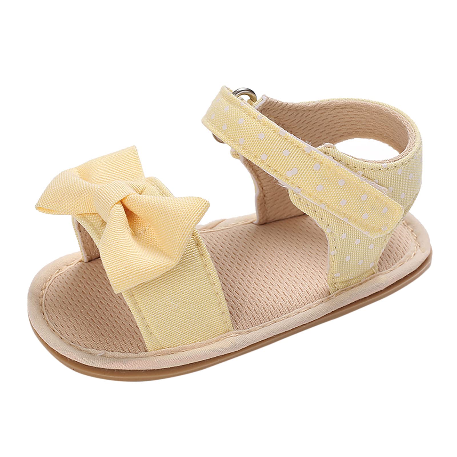 **Toddler Girls Summer Sandals - Cute Flower & Bowknot Design for Outdoor Play, Beach, and Pool - Soft & Comfortable Baby Sandals for Infants**