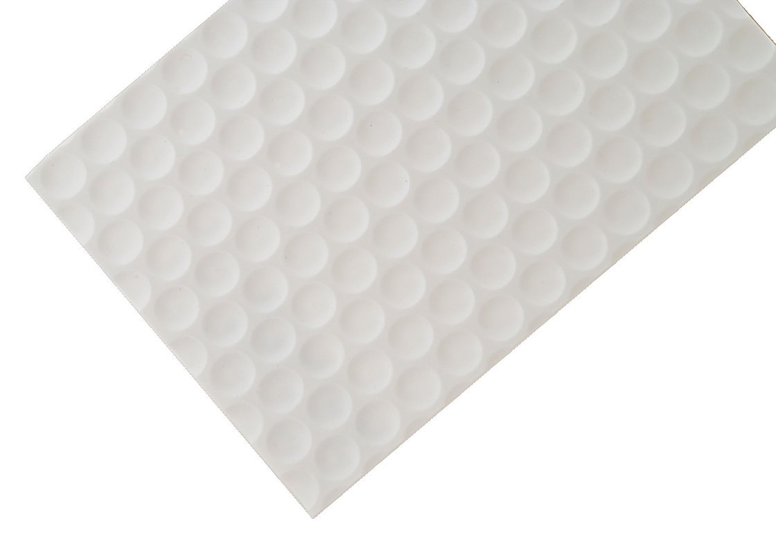 Non-Slip Under Sink Waterproof Mat - White Kitchen Sink Liner with Drain Hole - Perfect for Bathroom, Laundry Room & Kitchen Organization