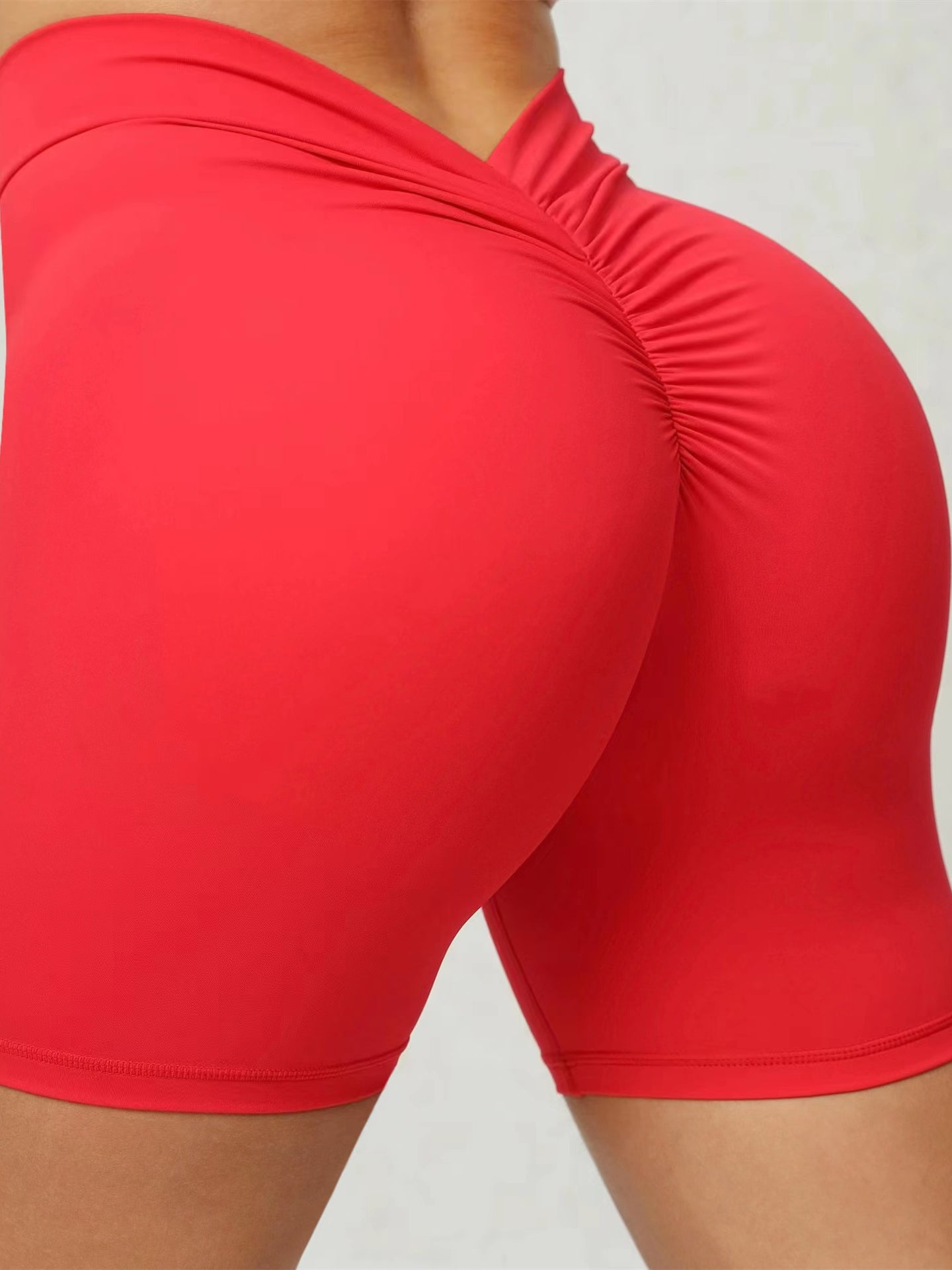 ZASUWA Women's High Waisted Scrunch Butt Lifting Spandex Workout Shorts - Perfect for Gym, Yoga, Running & Fitness Training