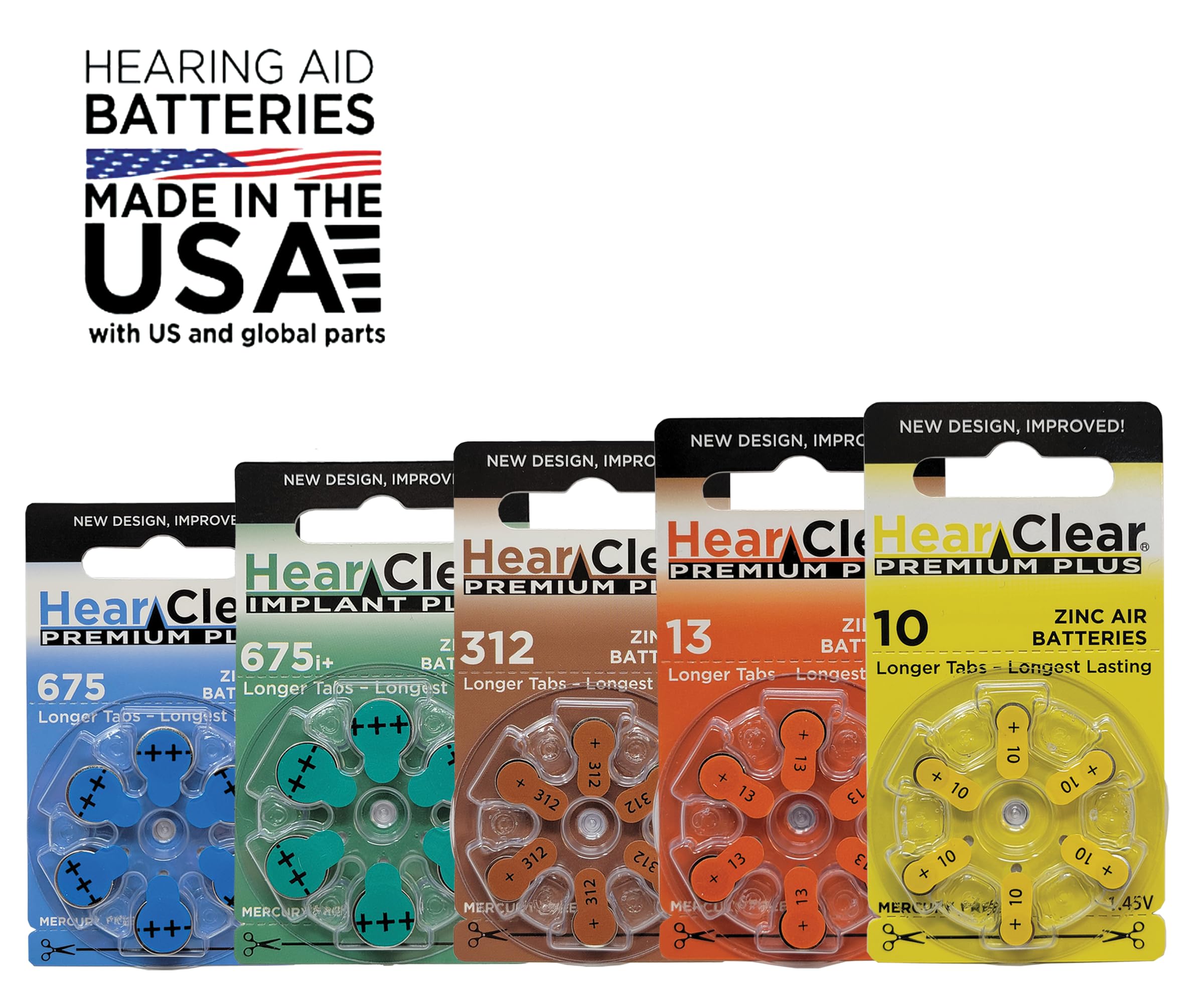675P PR44SP Cochlear Implant 1.45V Hearing Aid Batteries - 300 Pack | Long-Lasting Power for Hearing Devices | Perfect for Cochlear Implants, Hearing Aids & Assistive Listening Devices