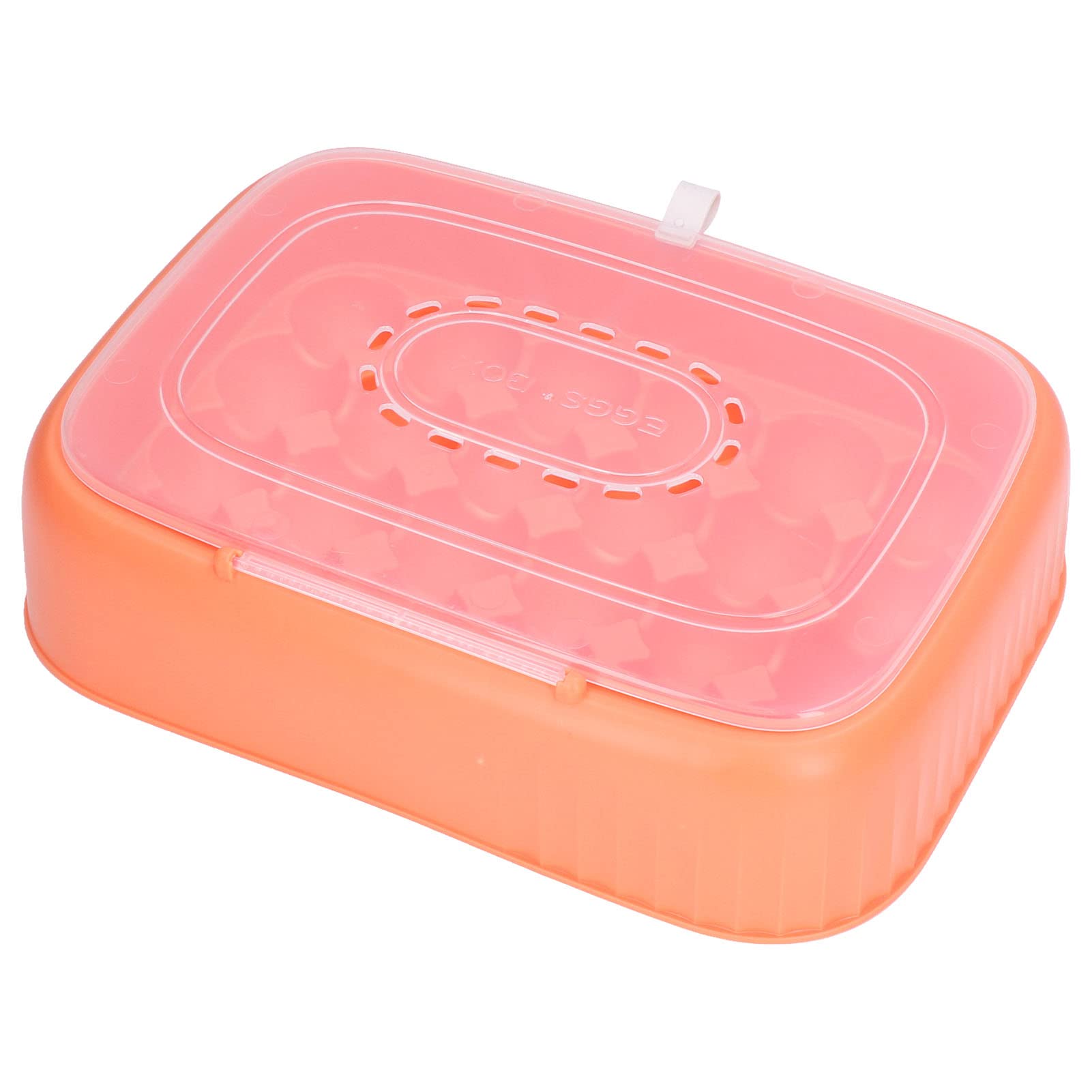 WESE Portable Egg Storage Container with Breathable Vents - BPA-Free, Camping & Kitchen Essential, Fridge & Freezer Safe Food Organizer (Orange) | Perfect for Outdoor Adventures, Picnics, Home Kitchen Organization & Fresh Food Preservation