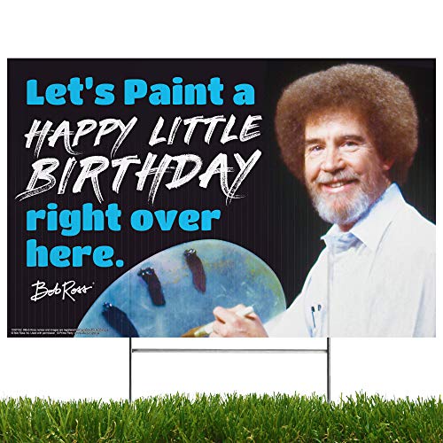 Bob Ross - Happy Little Birthday