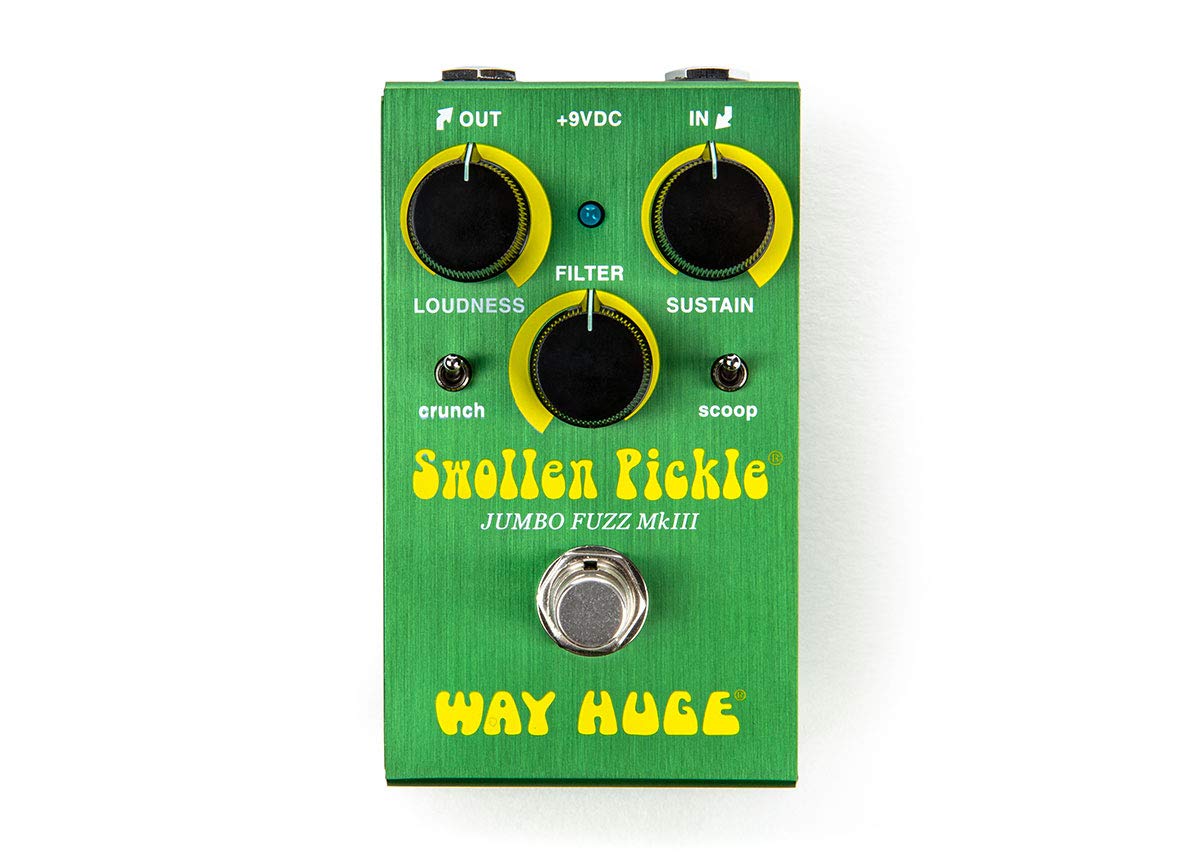 Way Huge Electronics WM41 Swollen Pickle Fuzz MKIII Guitar Effects Pedal - Vintage-Style Fuzz for Electric Guitar, Perfect for Rock, Blues & Stompbox Enthusiasts