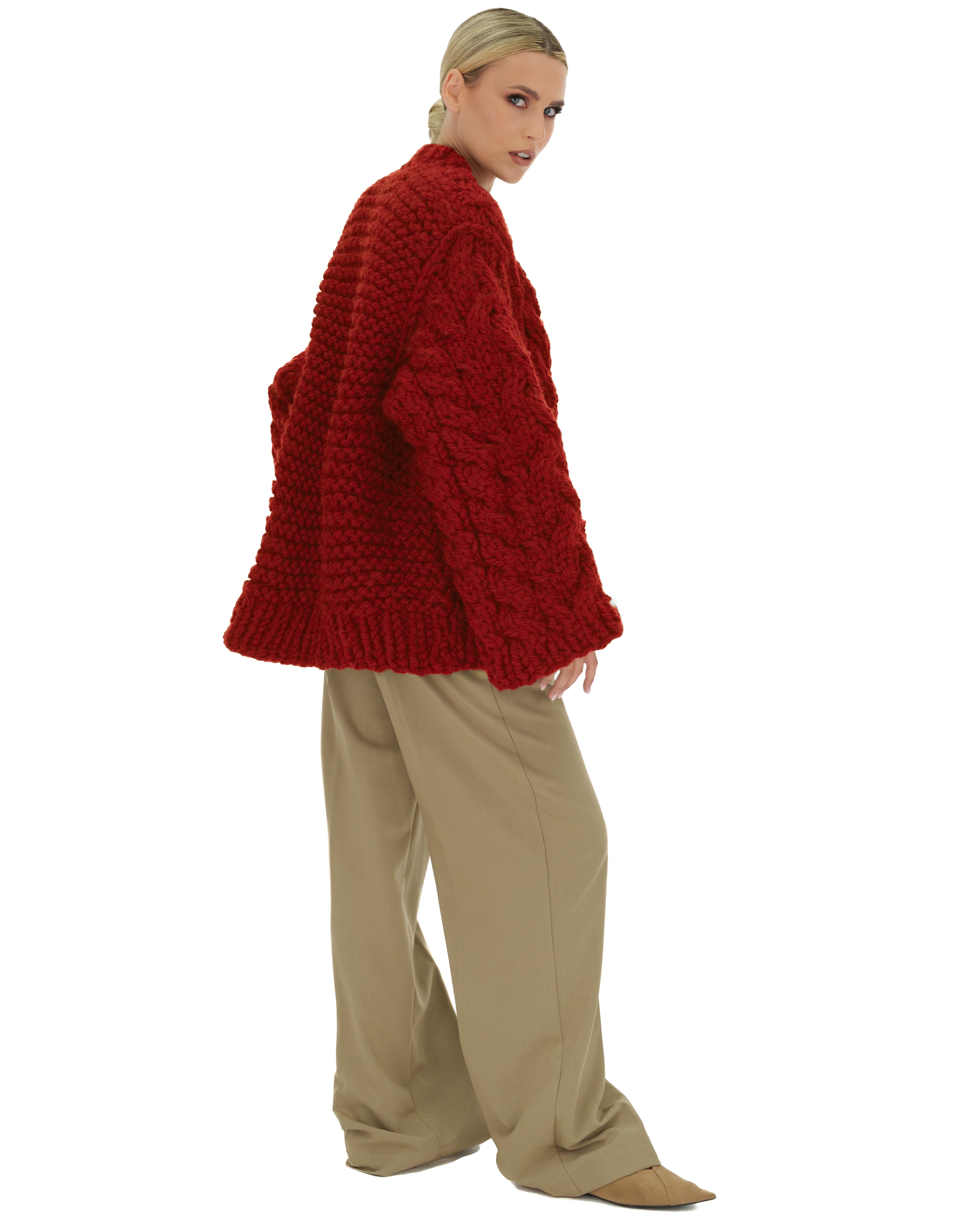 Cozy Cable Knit Cardigan Sweater for Women - Soft Chunky Knit Open Front Long Sleeve Wrap - Perfect for Fall, Winter & Layering Outfits