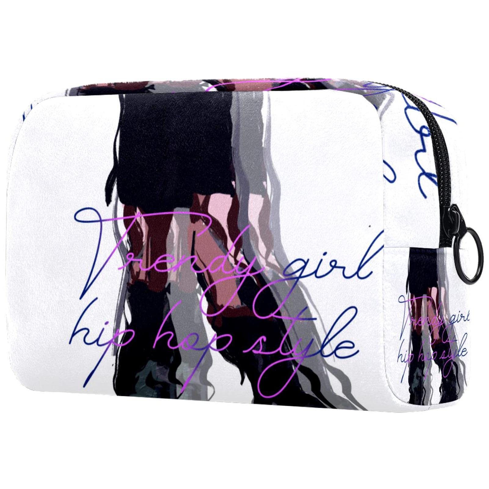 Stylish Large Makeup Bag for Women - Waterproof Travel Cosmetic Organizer with Zipper | Perfect for Travel, Gym & Daily Essentials Storage