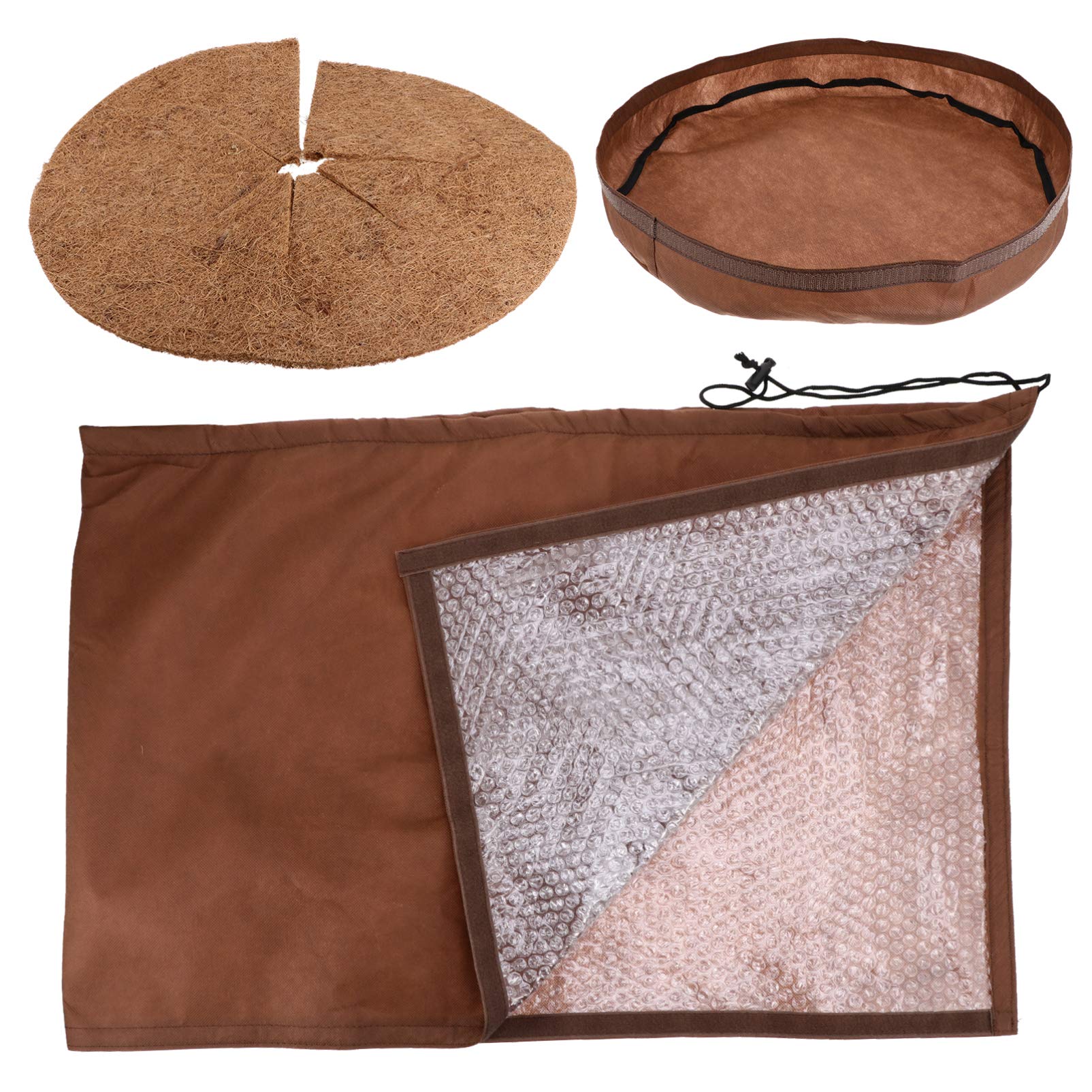 Best Outdoor Plant Cover for Winter Protection - Hemoton Frost & Freeze Resistant Jacket for Trees, Shrubs & Potted Plants | Ideal for Garden, Patio & Greenhouse Use