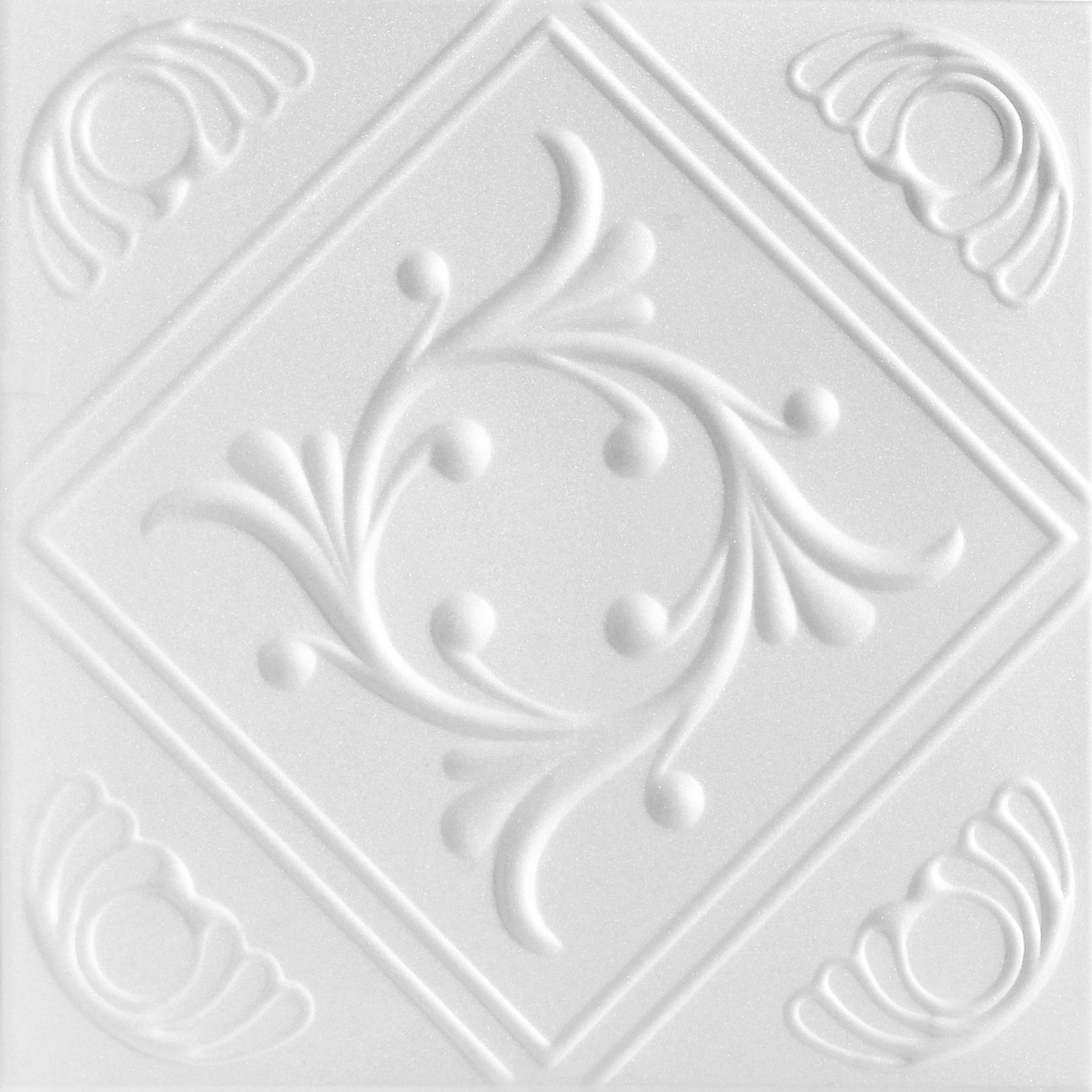 Premium Diamond Wreath Foam Ceiling Tiles - 12