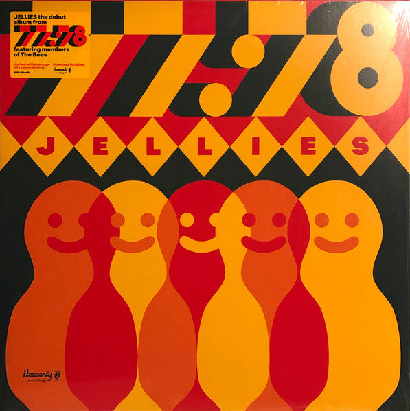77:78 Jellies LP Vinyl Album Limited Edition Orange Color (Near Mint NM/M) – Perfect for Vintage Record Collectors & Music Enthusiasts