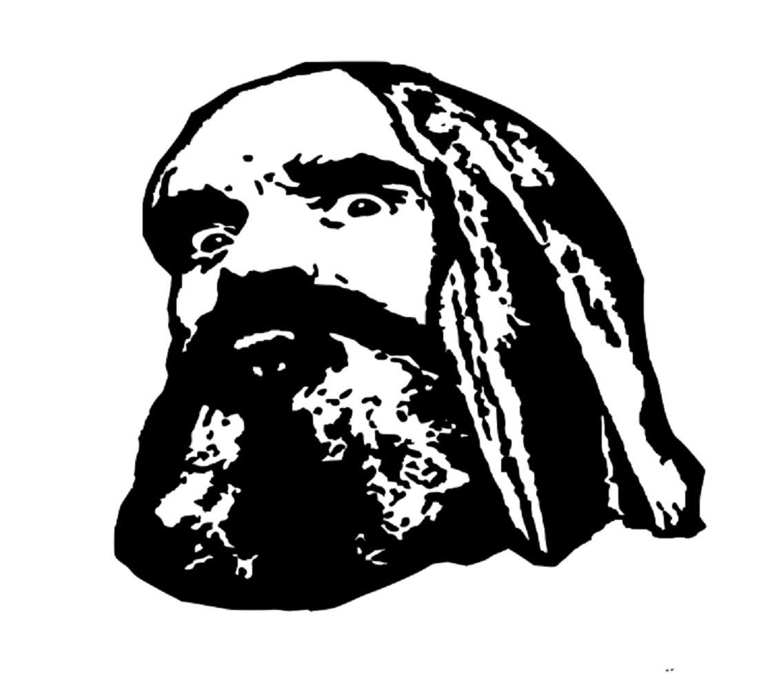 Otis Driftwood Devils Rejects Firefly Horror Black Vinyl Decal - Bumper Sticker, Laptop Decal, Car Window Cling - Perfect for Halloween Decor, Horror Movie Fan Gifts, and Themed Parties