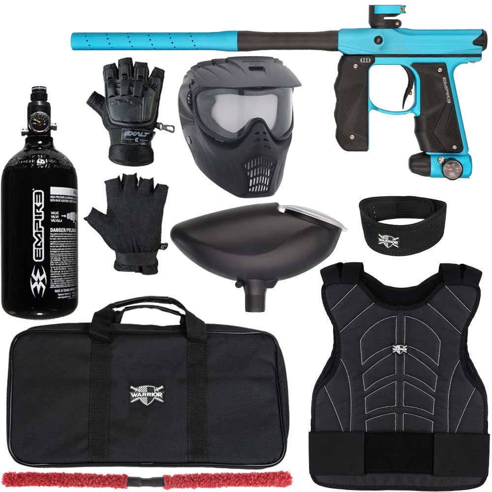 Empire Mini GS TP Level 1 Protector Paintball Gun Kit - Complete Package for Action Village | Perfect for Speedball, Woodsball & Tournament Play