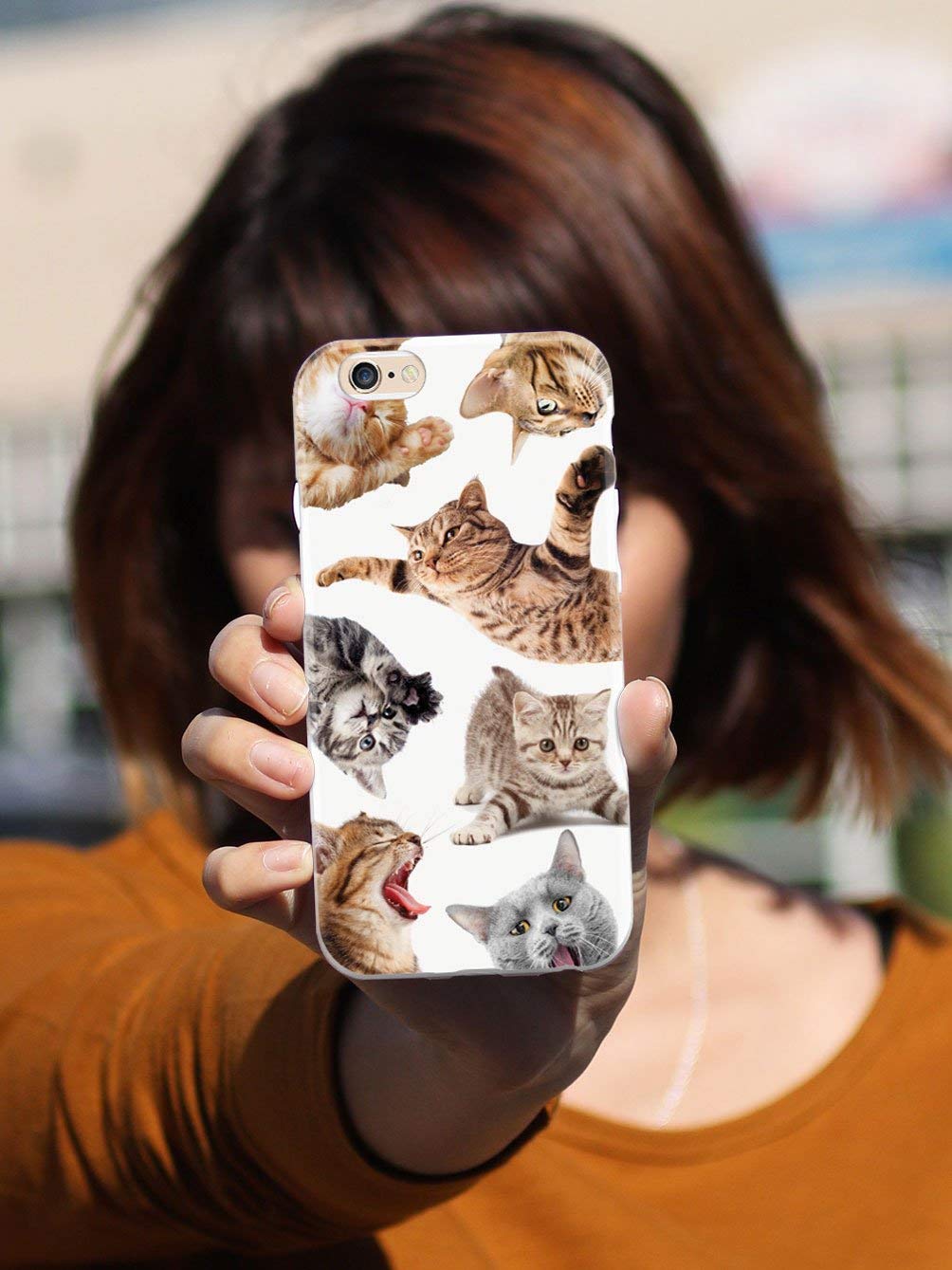 **Inspired Cases - Galaxy Note 8 Case with 3D Textured Design - Shockproof Protective Cover for Samsung Galaxy Note 8 - Funny Cats 2 - Perfect for Daily Use, Travel & Gifts**