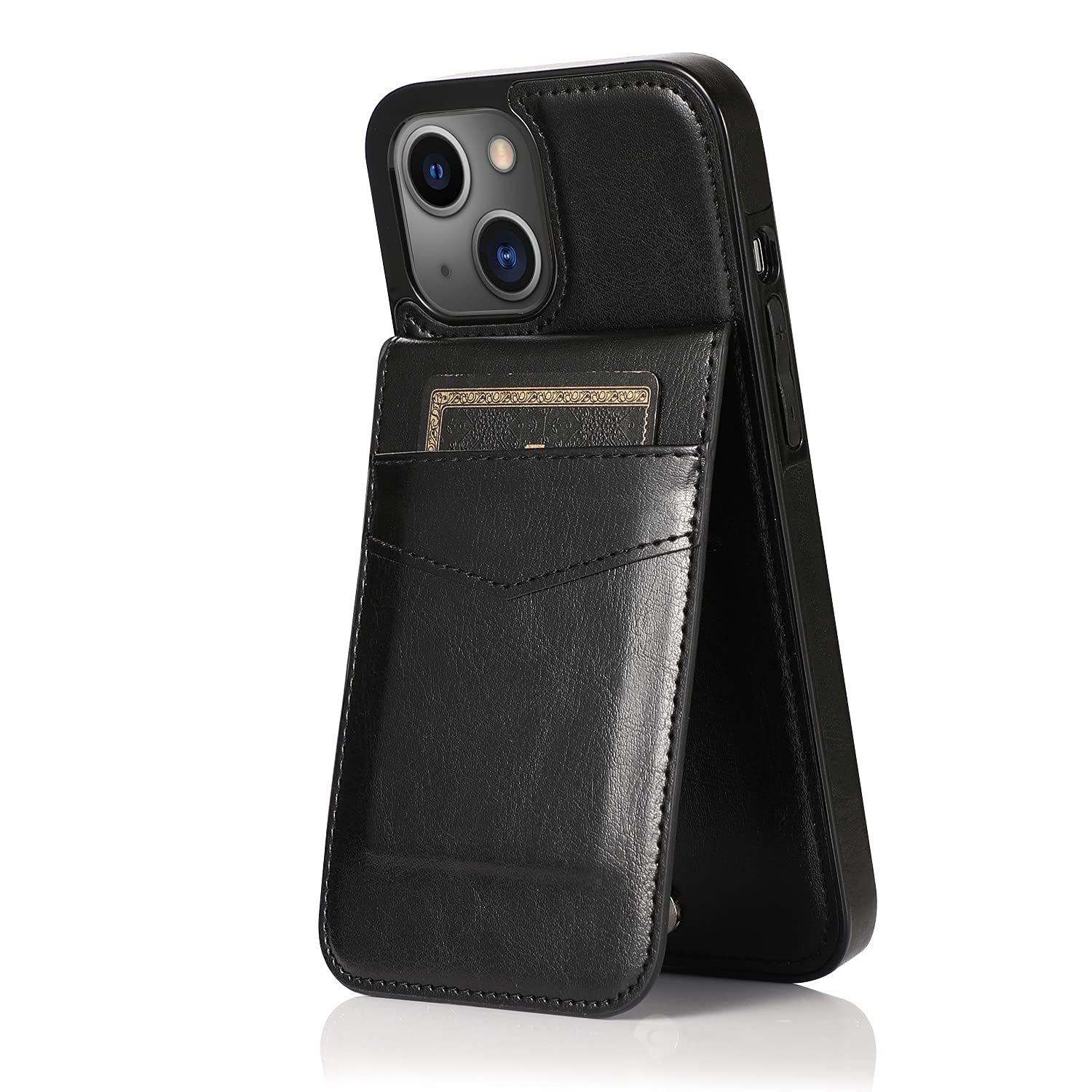 Premium PU Leather Wallet Case for iPhone 13 Pro (6.1