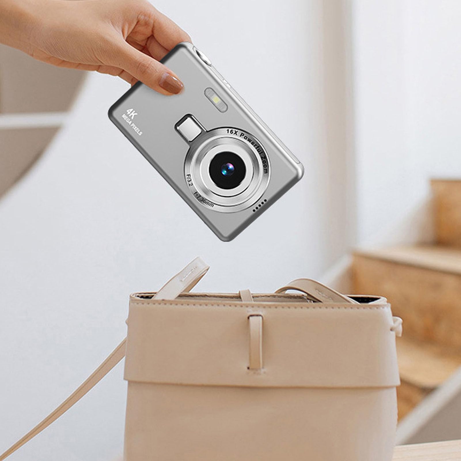 12MP Kids Digital Camera with 16X Zoom & 1080P HD Video - 2.4