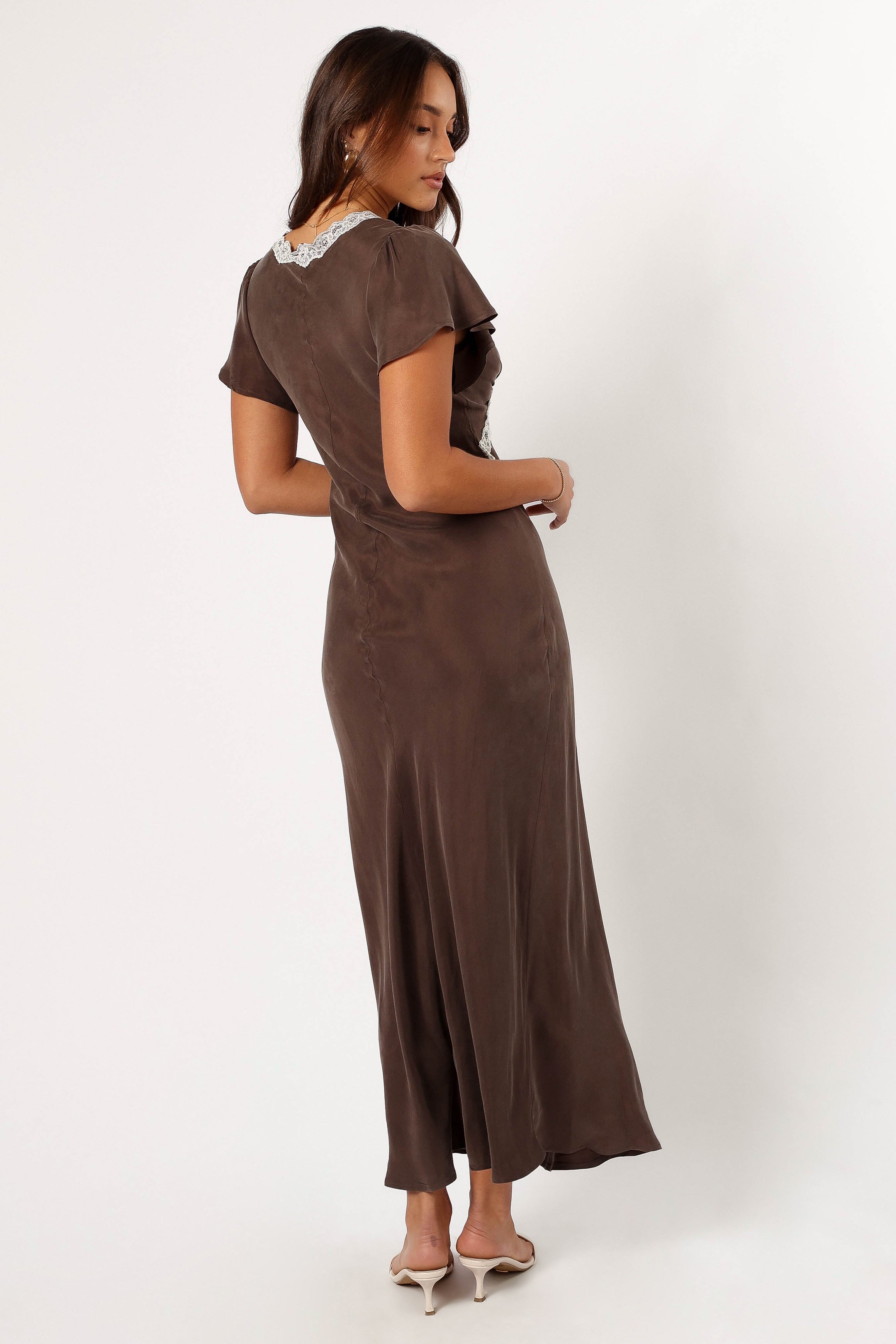 Kathryn Midi Dress for Women - Elegant Warm Grey Knit Dress for Fall & Winter | Perfect for Office, Date Night & Holiday Parties