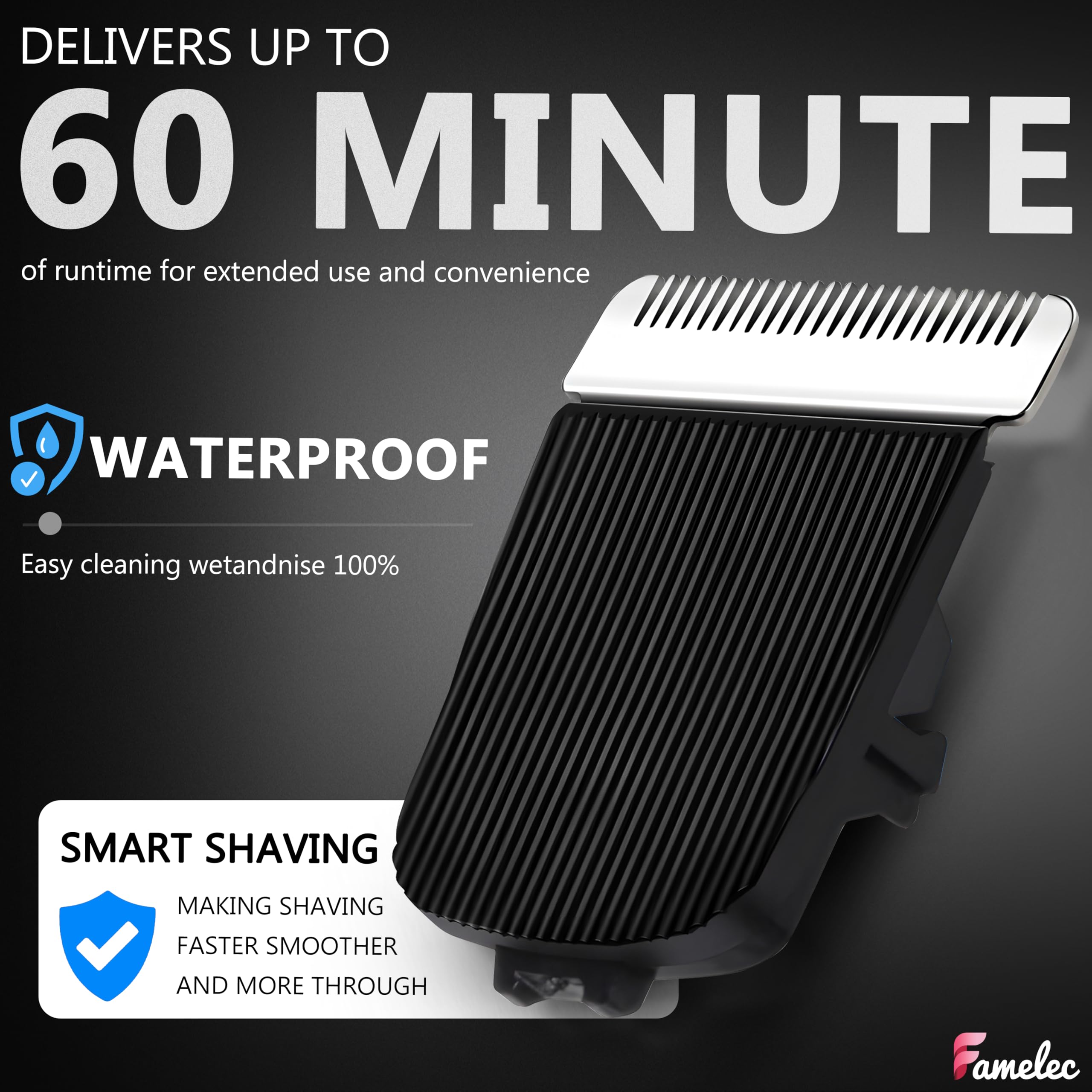 3-Pack Replacement Blades for Manscaped Lawn Mower 2.0/3.0/4.0 | Compatible with Manscaped Trimmer Blades | Premium Grooming Accessories for Men's Body Hair Care | Perfect for Home, Travel & Gym Bag Essentials