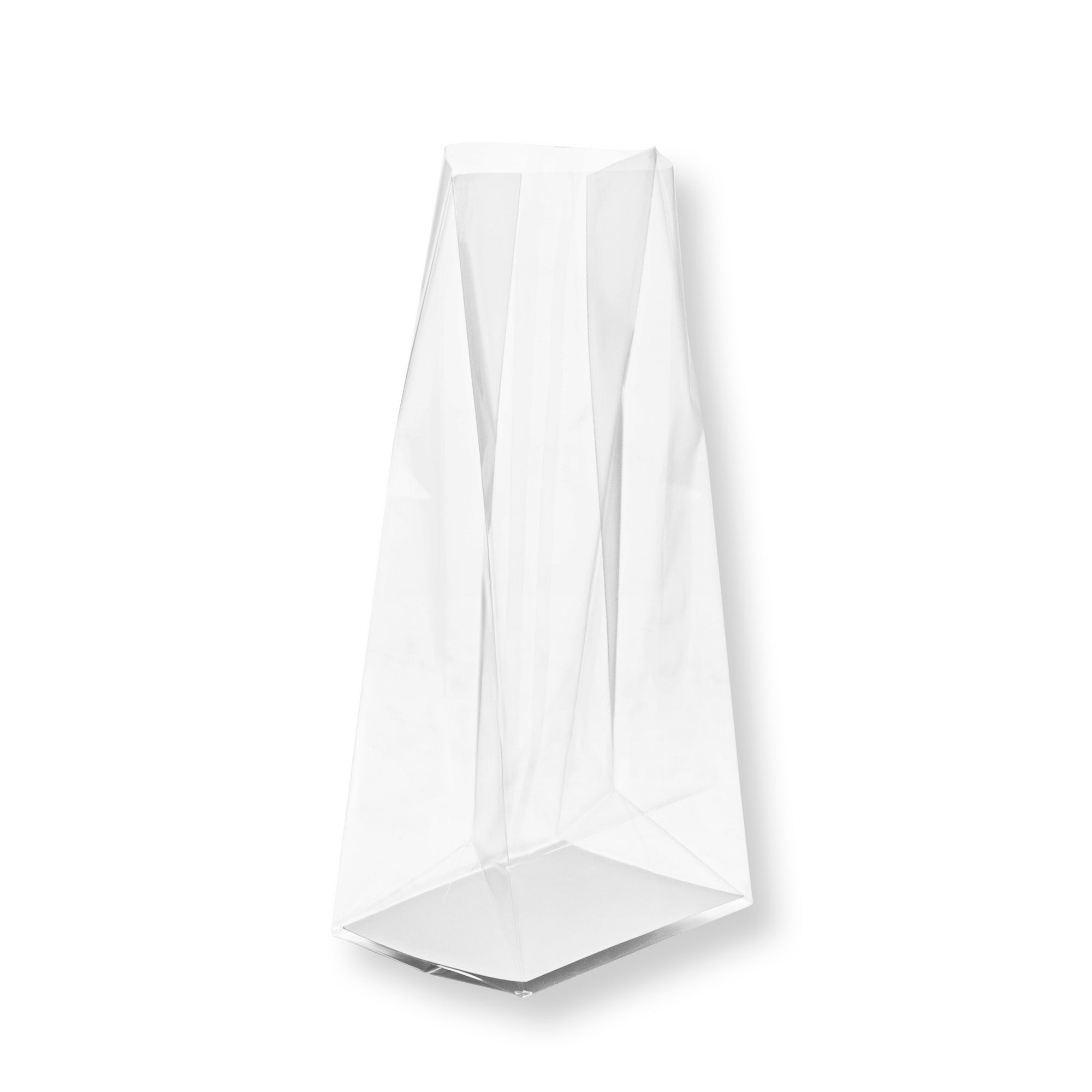 Clear Plastic Gusset Bags with Flat Bottom - 3