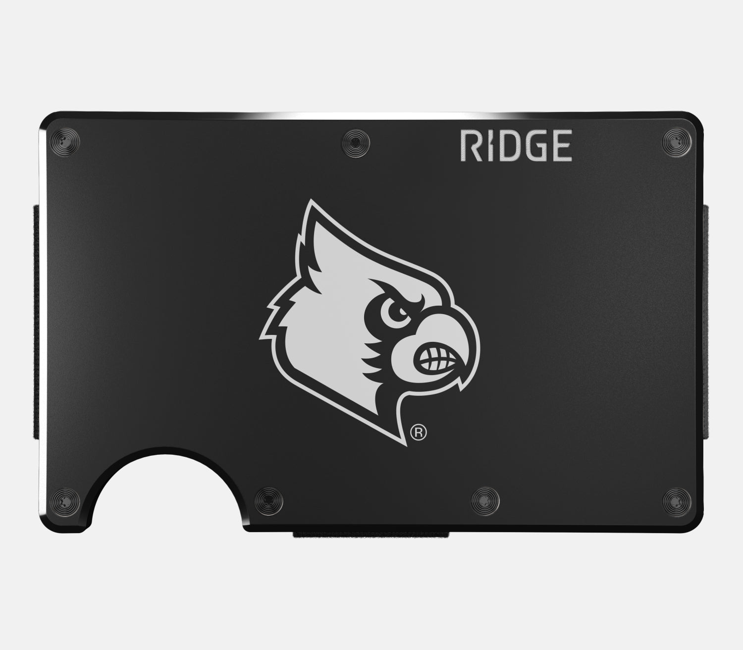 Ridge Wallet Slim Minimalist RFID Blocking Front Pocket Wallet - Perfect for Everyday Carry, Travel & Gifts | Louisville Cardinals Team Design