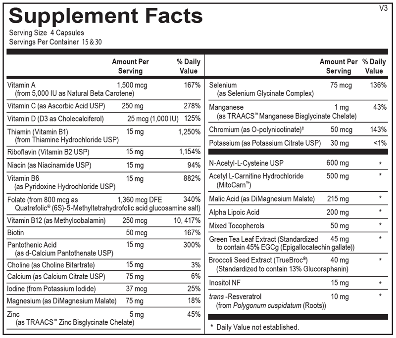 OrthoMolecular Products MitoCORE® - Premium Mitochondrial Support Supplement for Energy & Cellular Health | Ideal for Athletes, Busy Professionals & Active Lifestyles