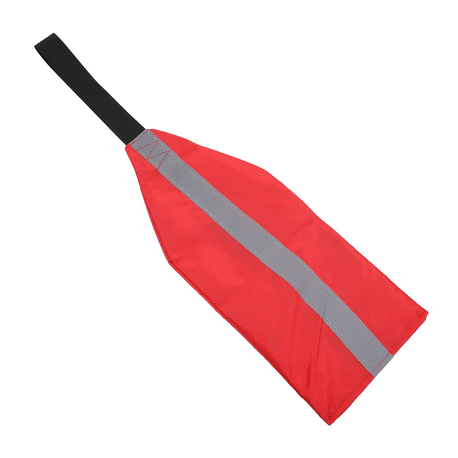 BESPORTBLE Bike Trailer Safety Flag - Red Reflective Warning Flag with Webbing for Kayak, Canoe & Outdoor Travel | High Visibility Cycling Accessory for Road Safety, Camping & RV Adventures