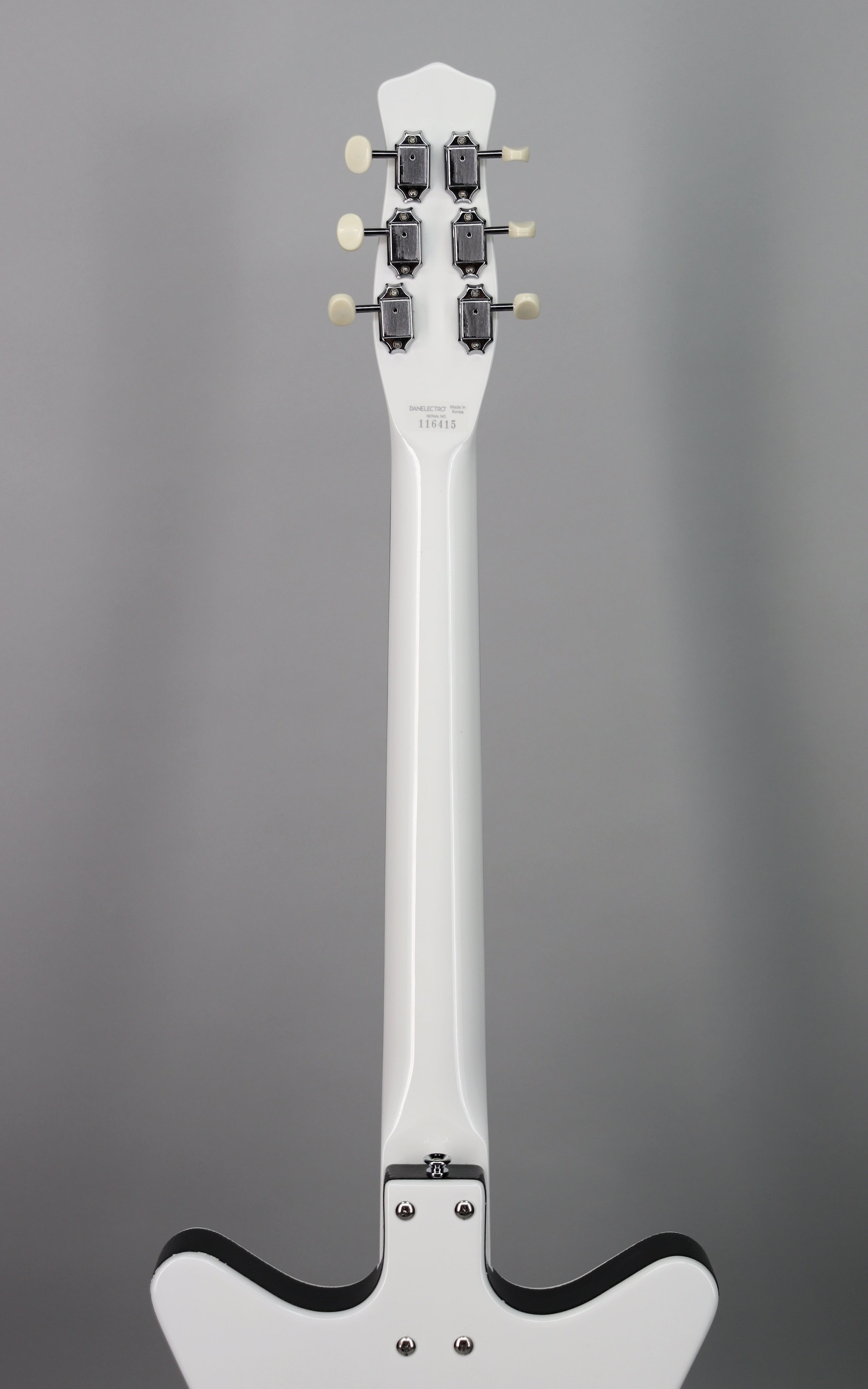 Danelectro PB Special White Electric Guitar - Vintage Style, Lightweight Body, Smooth Playability | Perfect for Rock, Blues, and Indie Performances