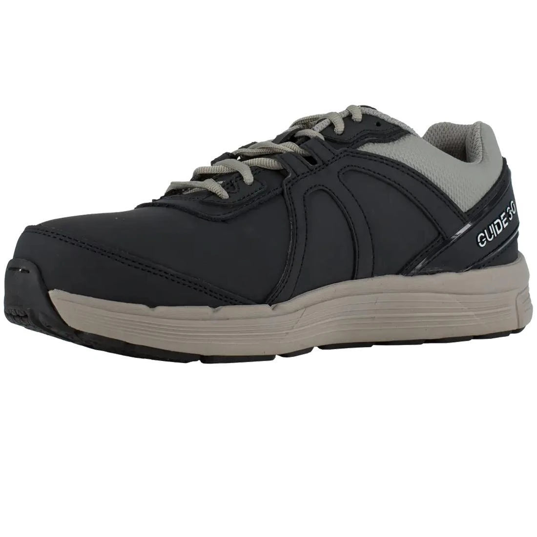 Men's Steel Toe Athletic Work Shoes - Navy/Grey - Lightweight Safety Shoes for Construction, Warehouse & Outdoor Work