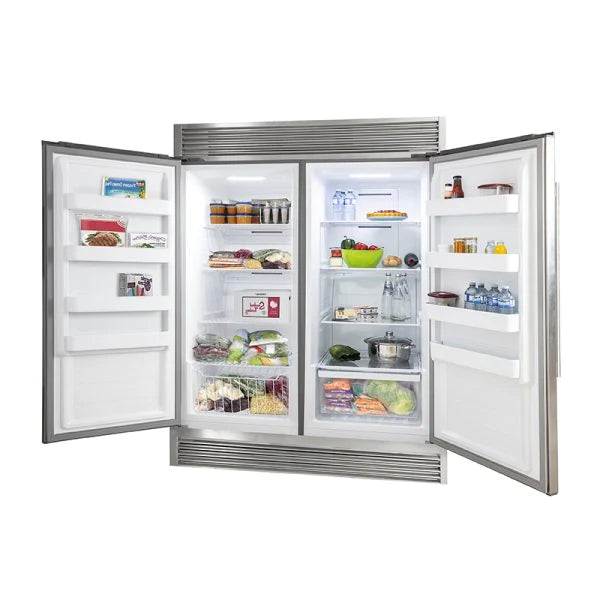 Forno Rizzuto 60-Inch Professional Dual Combination Refrigerator Freezer - FFFFD1933 60S | Commercial Kitchen & Restaurant Fridge for Food Storage