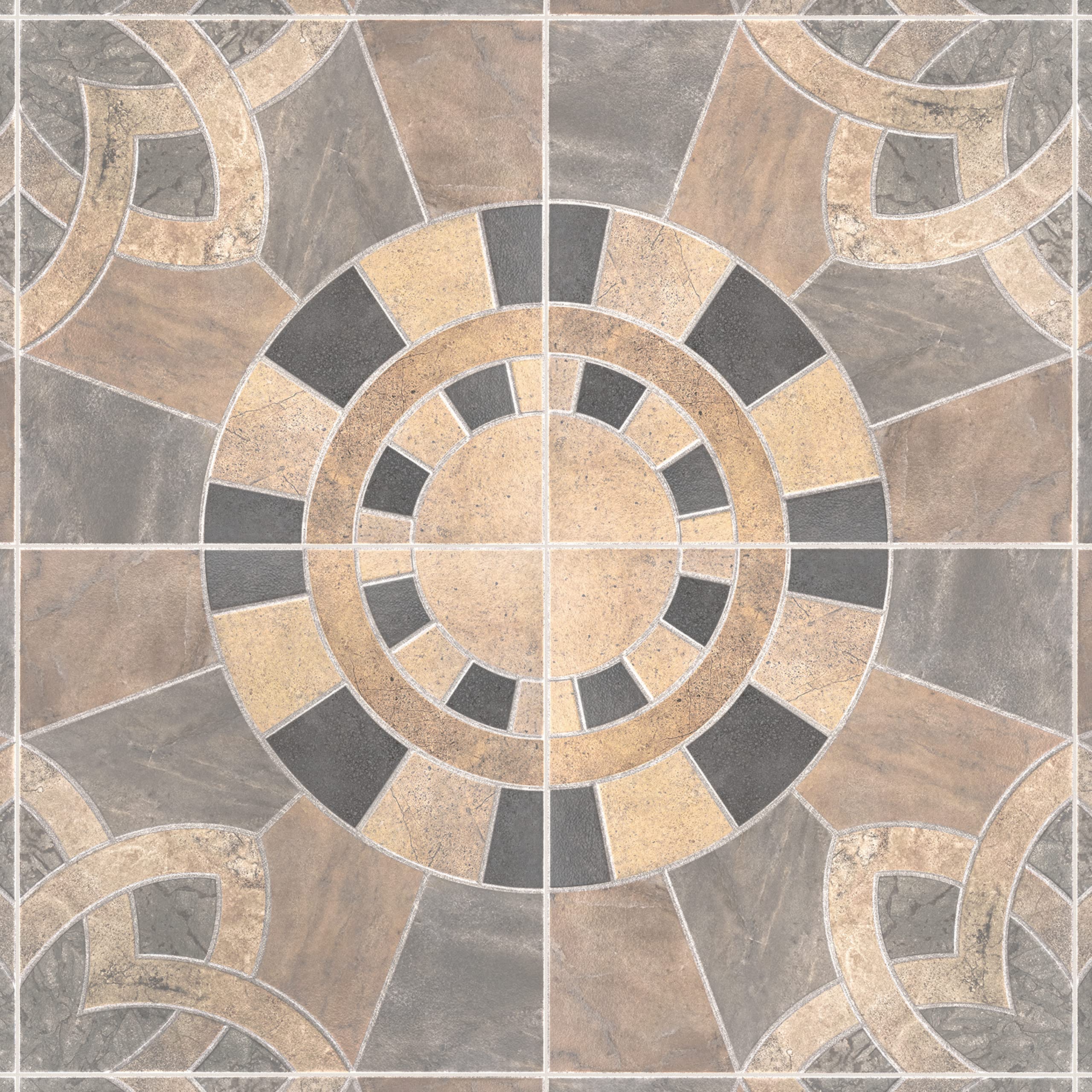 Merola Tile Cartago Azul 17.75x17.75 Inch Ceramic Floor & Wall Tile - Blue Spanish Style Square Tiles for Kitchen Backsplash, Bathroom & Shower Walls