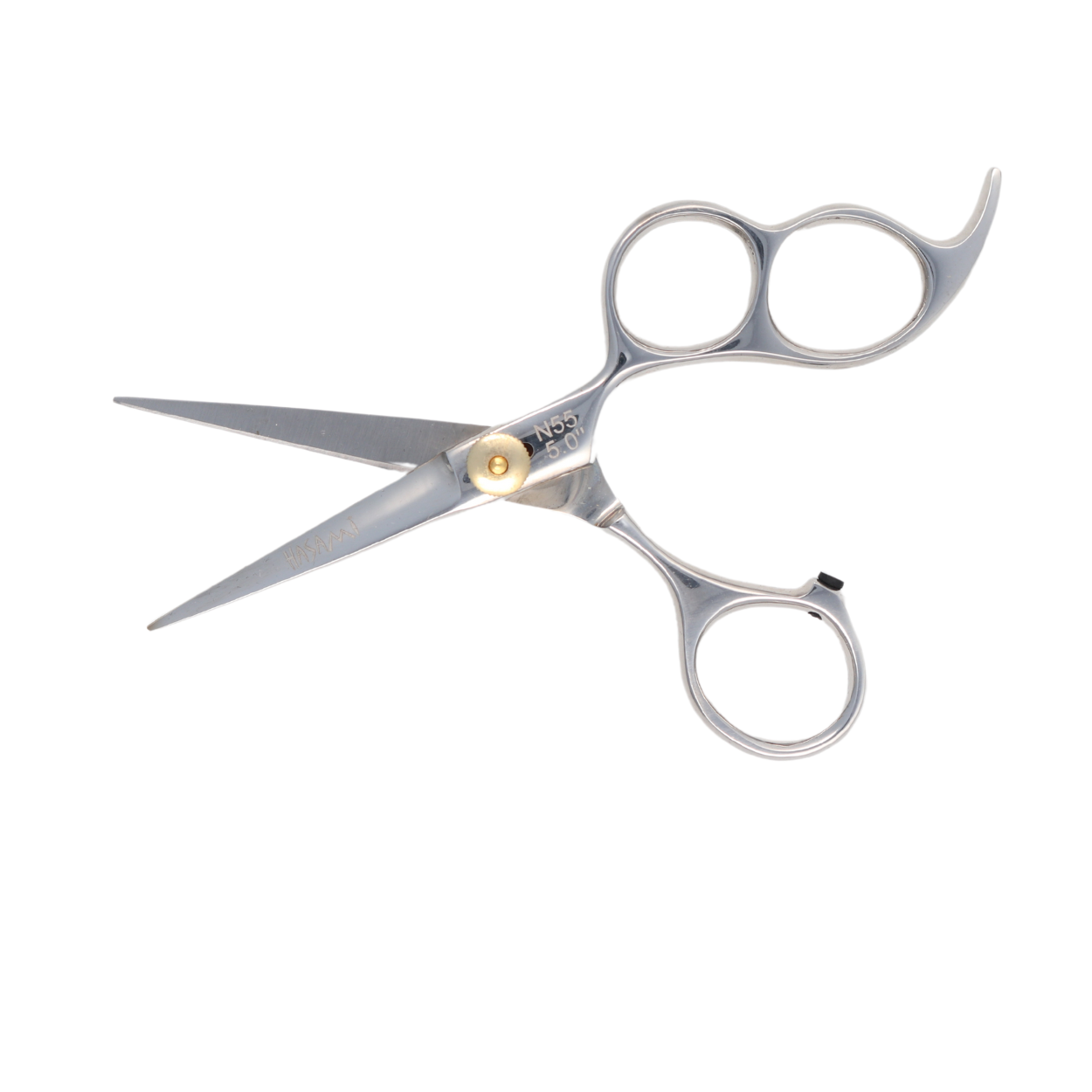 Professional 5 Inch Hand-Forged Hair Cutting Scissors - N55 Model - Perfect for Salon Stylists & Home Haircuts