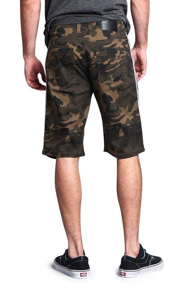 Men's Athletic Shorts with Contrast Accent Band - Comfortable Workout & Running Shorts for Gym, Jogging, and Casual Wear