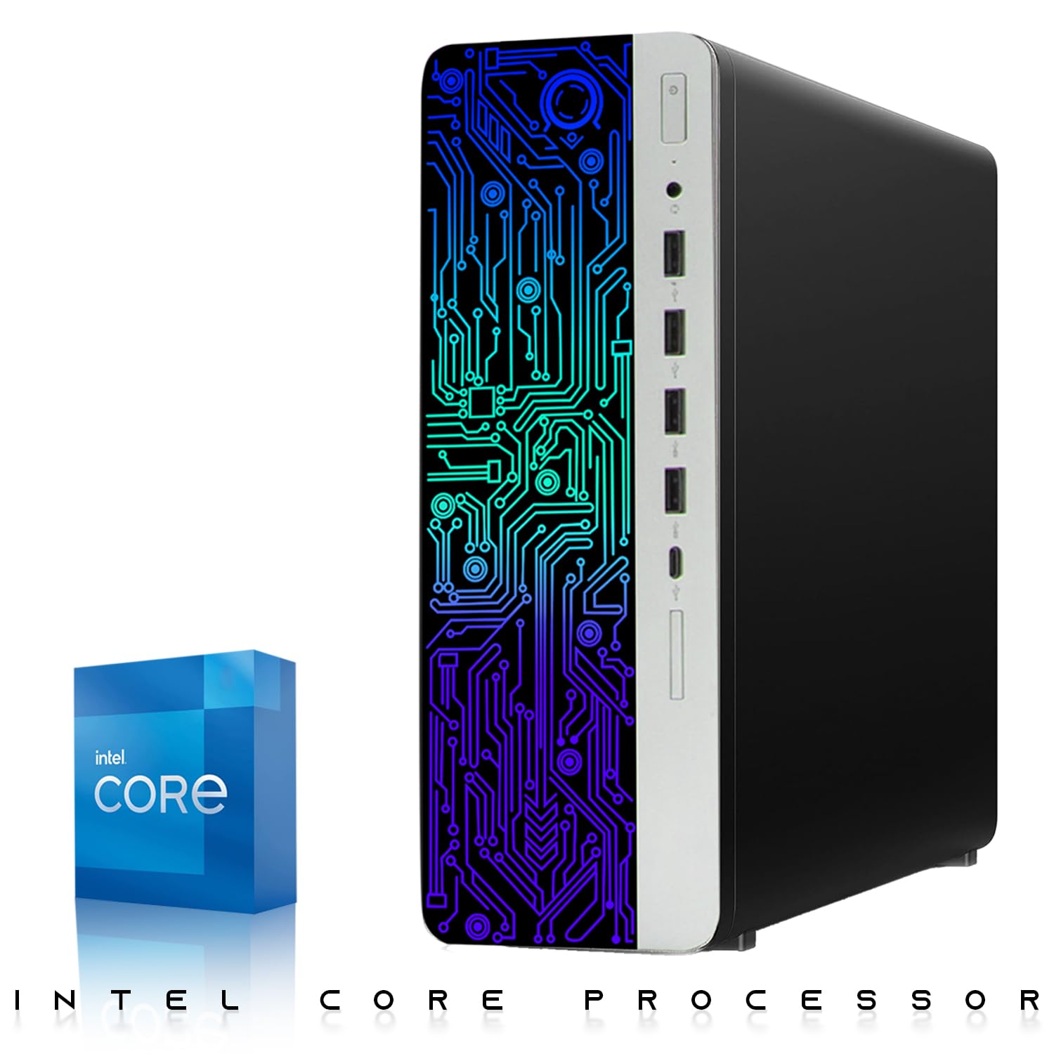 HP G3 Gaming PC - Intel i7, GT 1030, 16GB RAM, SSD+HDD - Perfect for Esports & Streaming