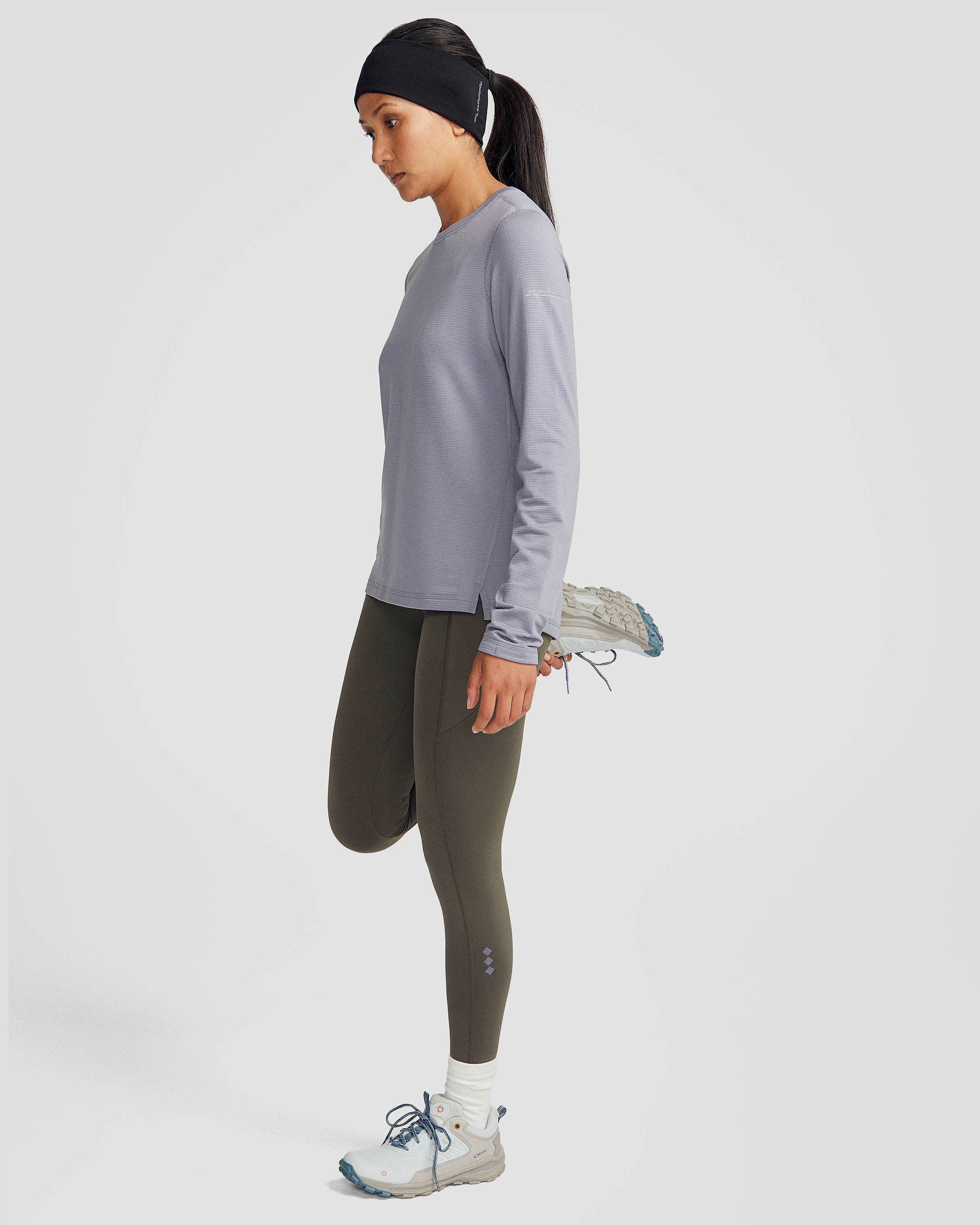 Women's Seeker Fleece Long Sleeve Top - Soft Thermal Winter Shirt for Hiking & Outdoor Activities - Dark Haze