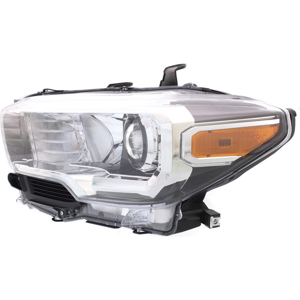 Toyota Tacoma Headlight Assembly 2016-2018 - Driver Side DOT Certified (Part# TO2502243) | CarLights360 | Replacement for Foggy/Broken Lights | Perfect for Night Driving & Off-Road Adventures