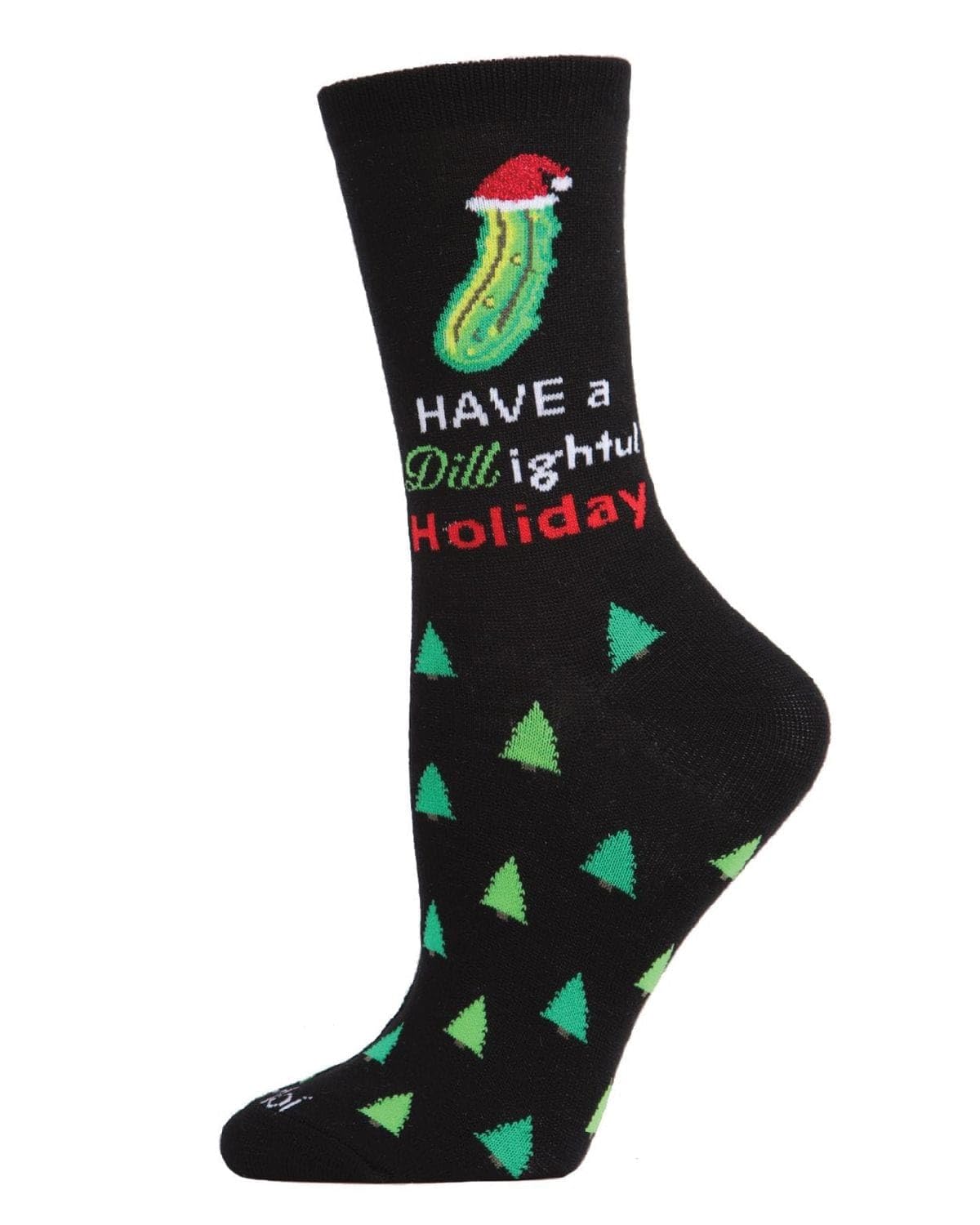 MeMoi Women's Holiday Crew Socks - Festive Christmas Knit Socks with Dill Pattern - Cozy Gift for Her - Perfect for Winter, Christmas Parties & Home Decor