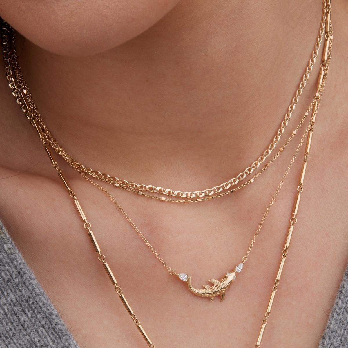 Golden Mia Choker Necklace for Women - Elegant Gold Plated Layering Choker - Perfect for Parties, Weddings & Everyday Wear