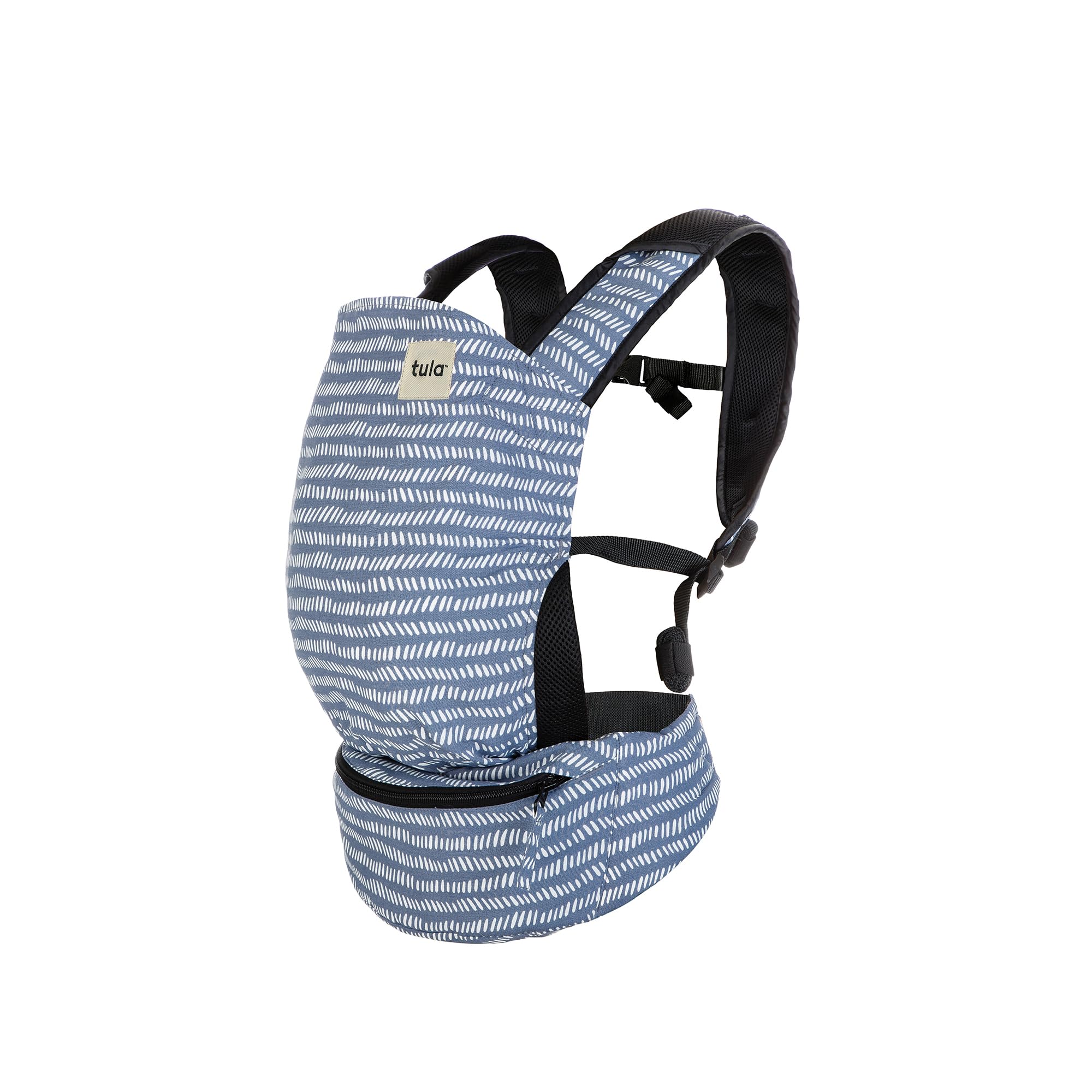Tula Lite Compact Baby Carrier - Ultra Lightweight & Ergonomic Infant Carrier for Travel (12-30 lbs) - Multiple Carrying Positions with Convenient Storage Pouch - Perfect for Hiking, Shopping & Airplane Travel with Baby