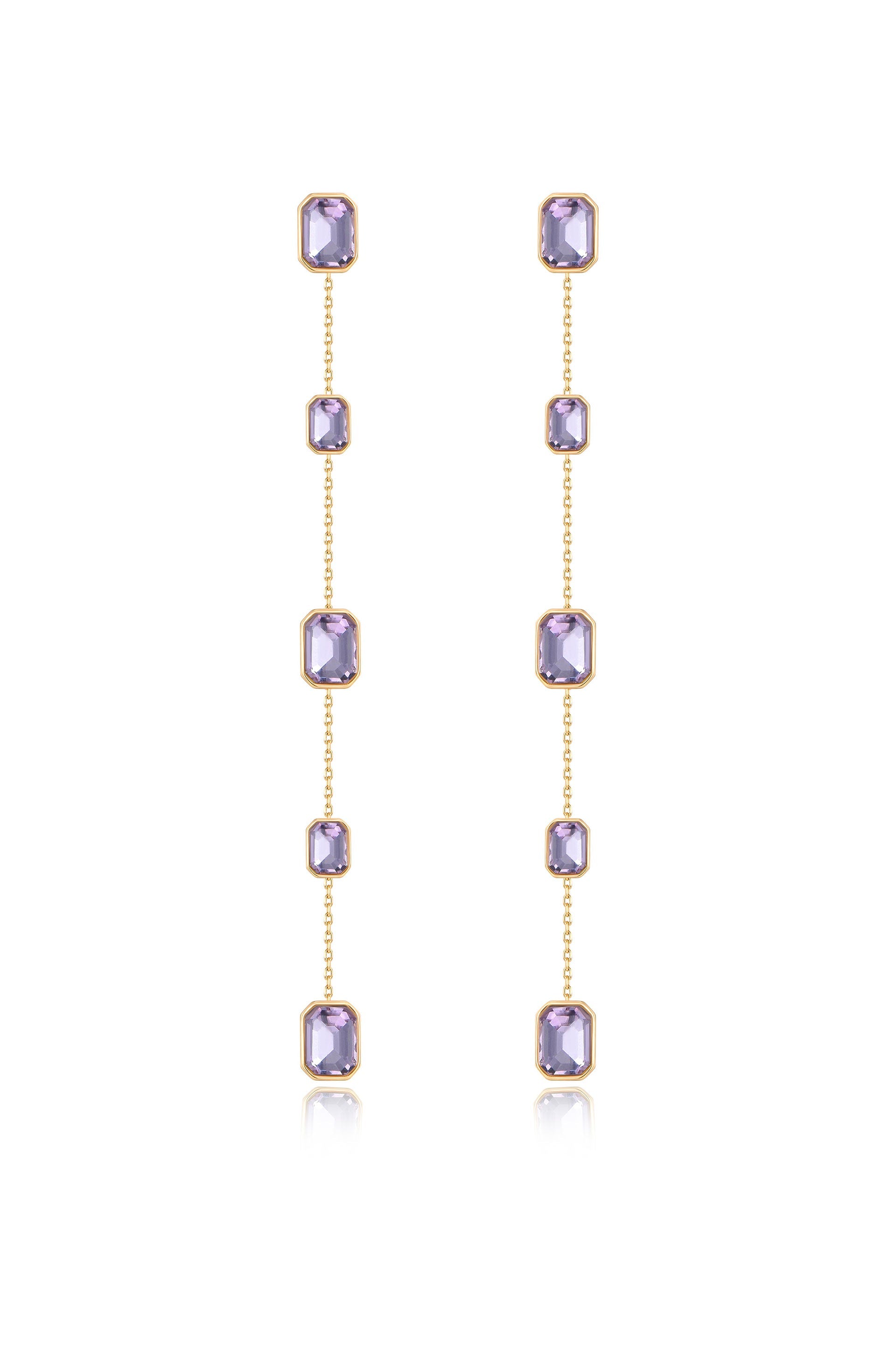 Elegant Crystal Dangle Earrings for Women - Sparkling Rhinestone Drop Earrings for Party, Wedding & Evening Wear - Fashion Jewelry Gift for Her