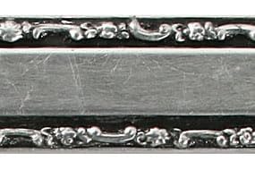Silver Leaf With Black Antique