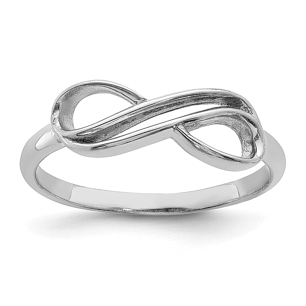 925 Sterling Silver Overlap Infinity Band Ring for Women - Elegant Fine Jewelry Gift for Her, Perfect for Anniversaries, Birthdays & Valentine's Day