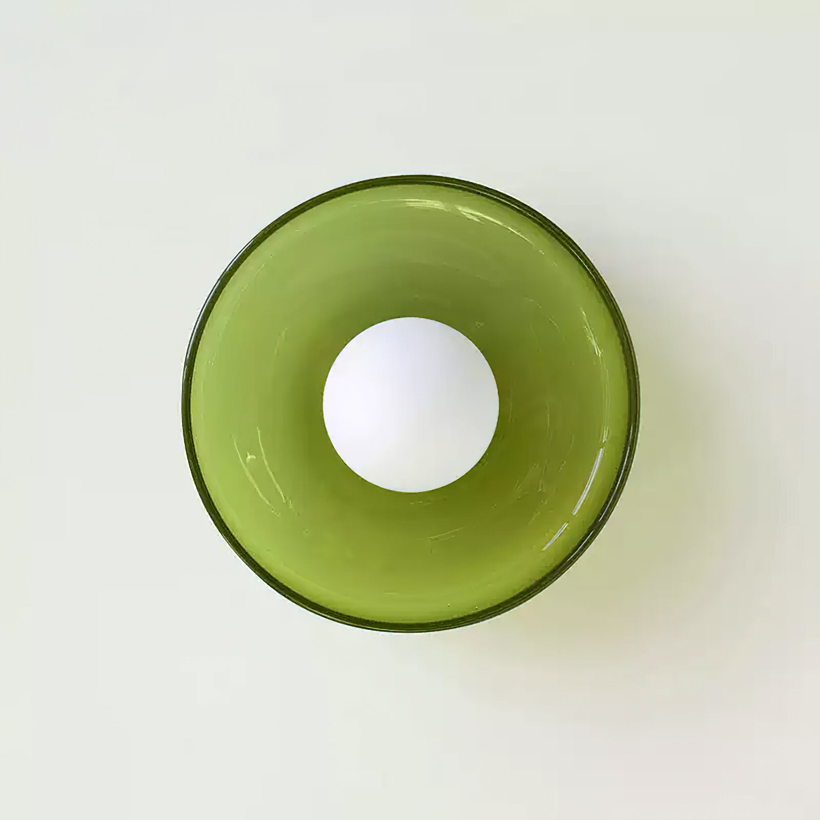 Modern Disc Orb Ceiling Lamp - Sleek Round LED Light Fixture for Living Room, Bedroom, or Dining Room - Energy-Efficient Indoor Lighting Solution