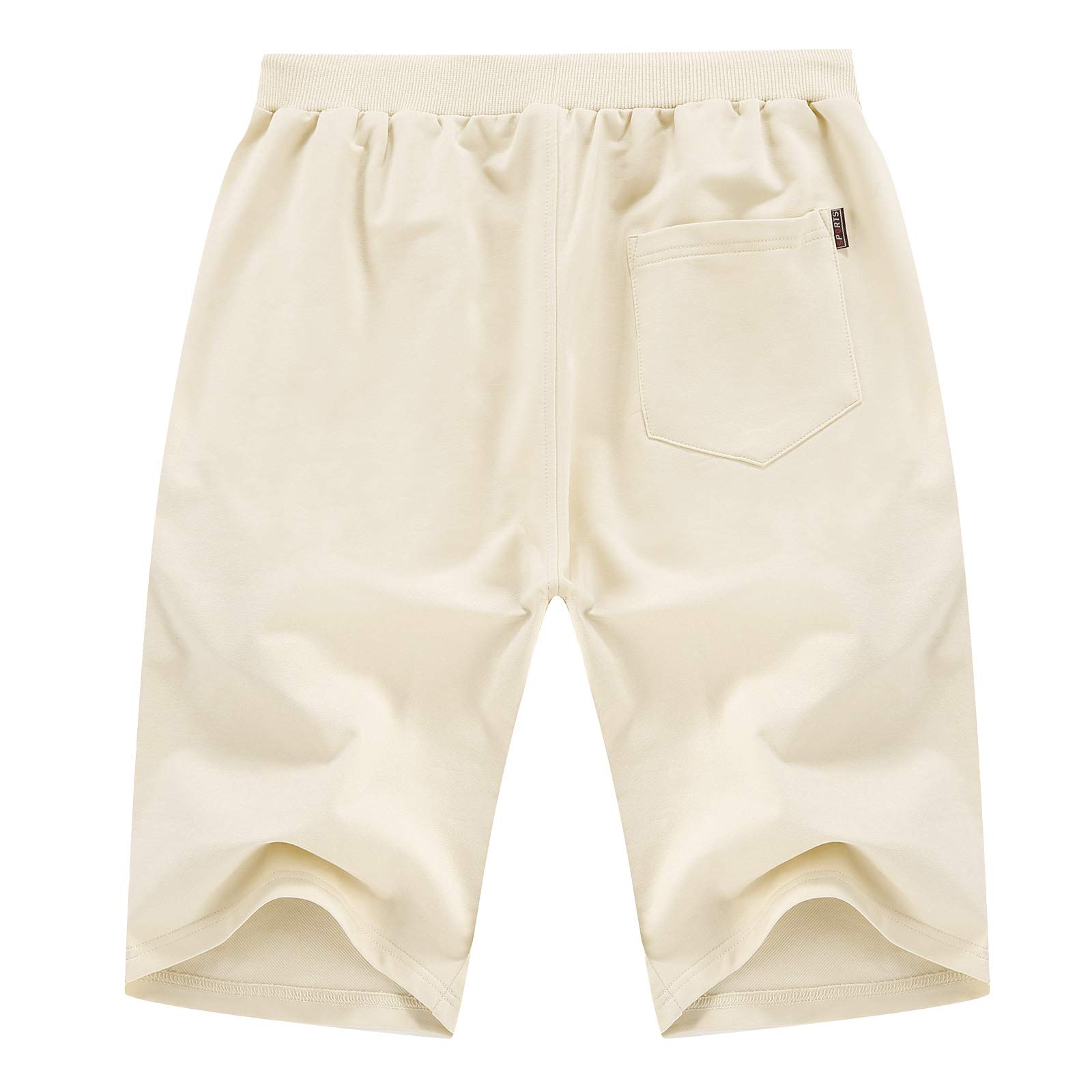 YTD Men's Casual Classic Fit Drawstring Shorts - Elastic Waist Summer Beach Shorts with Pockets | Perfect for Outdoor Activities, Travel & Relaxation