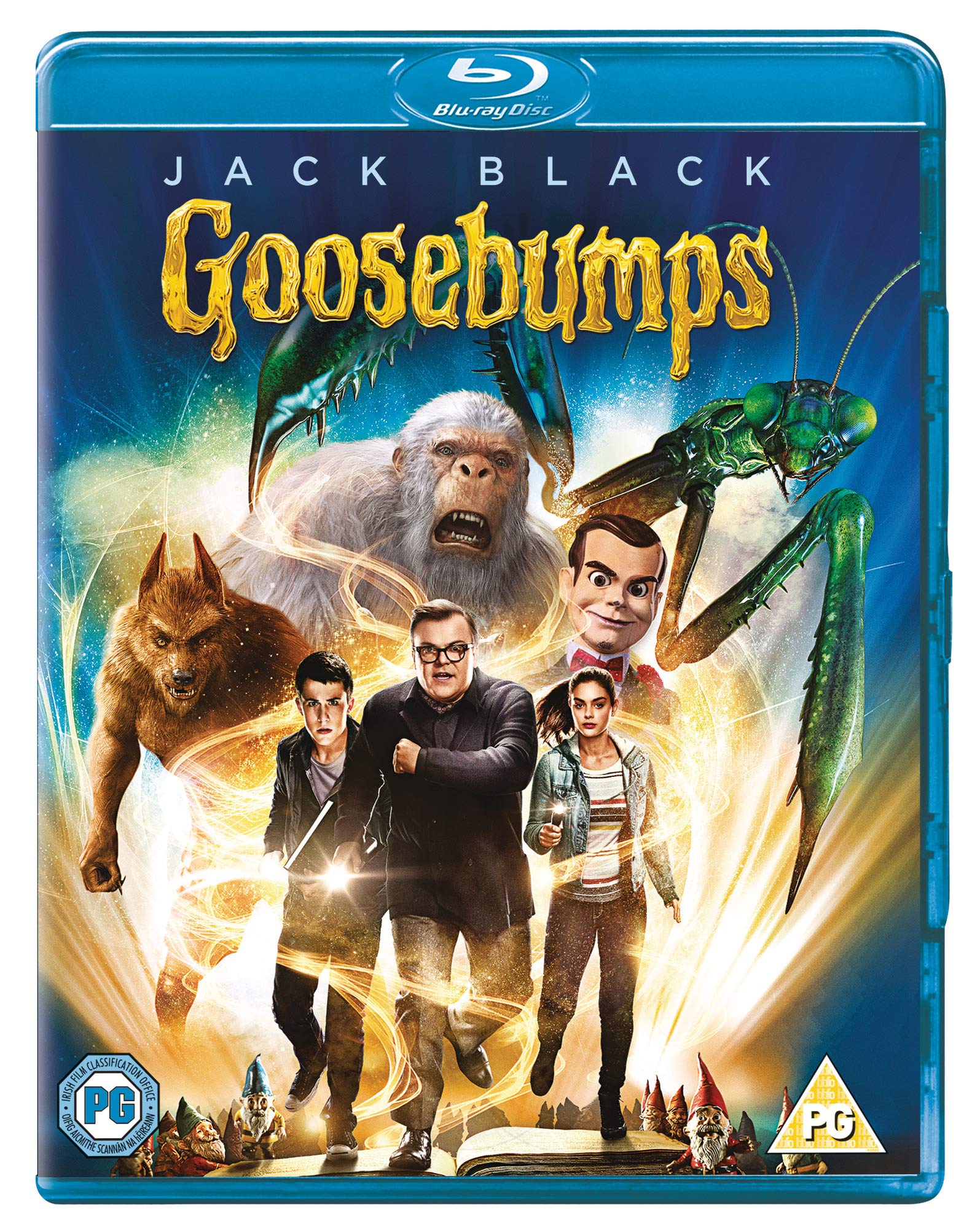 Goosebumps (2016) Blu-ray Movie - Region Free - Family Comedy Horror Film for Movie Nights & Halloween Parties