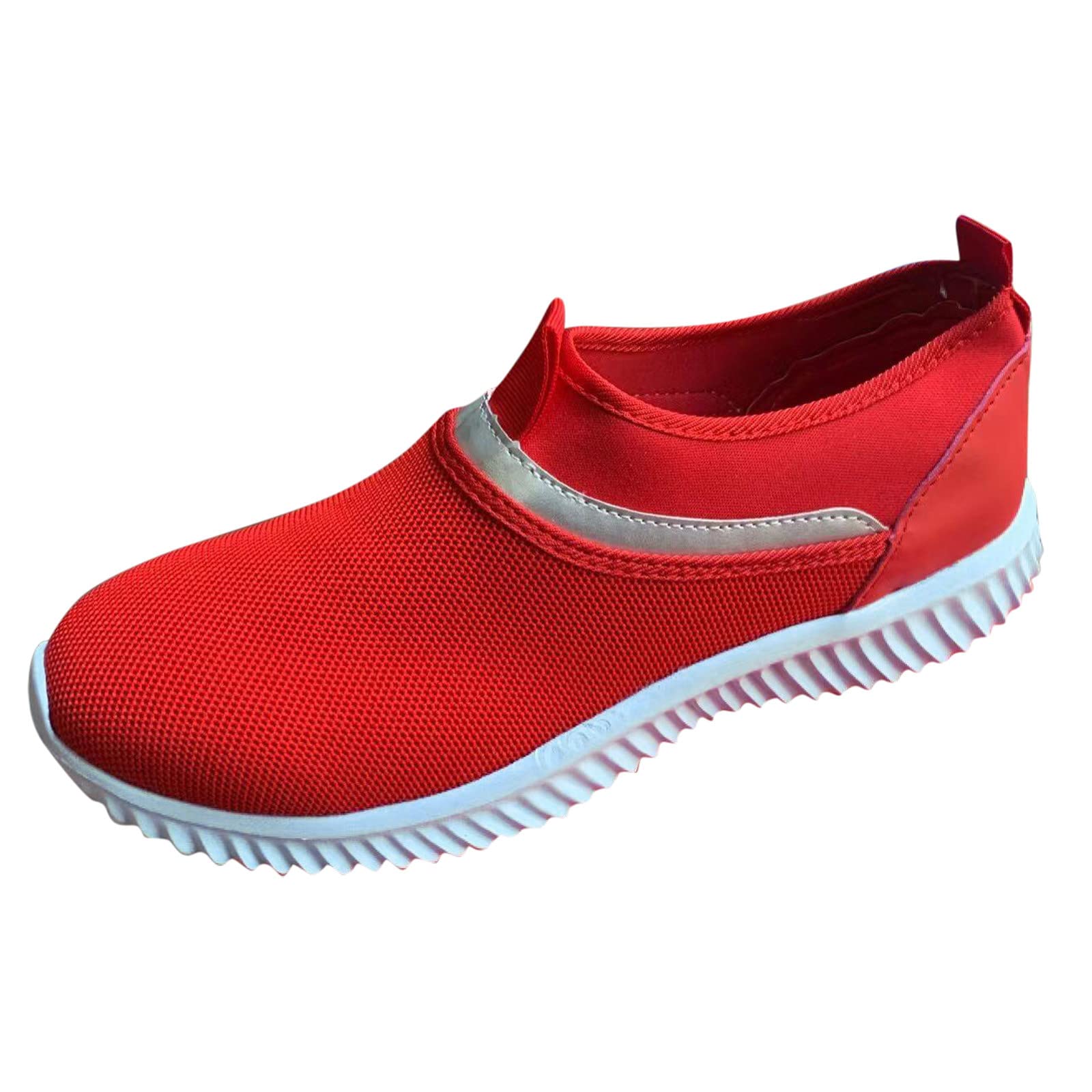 Breathable Women's Casual Sneakers - Comfortable Mesh Flat Shoes with Ankle Strap | Perfect for Walking, Work & Everyday Wear