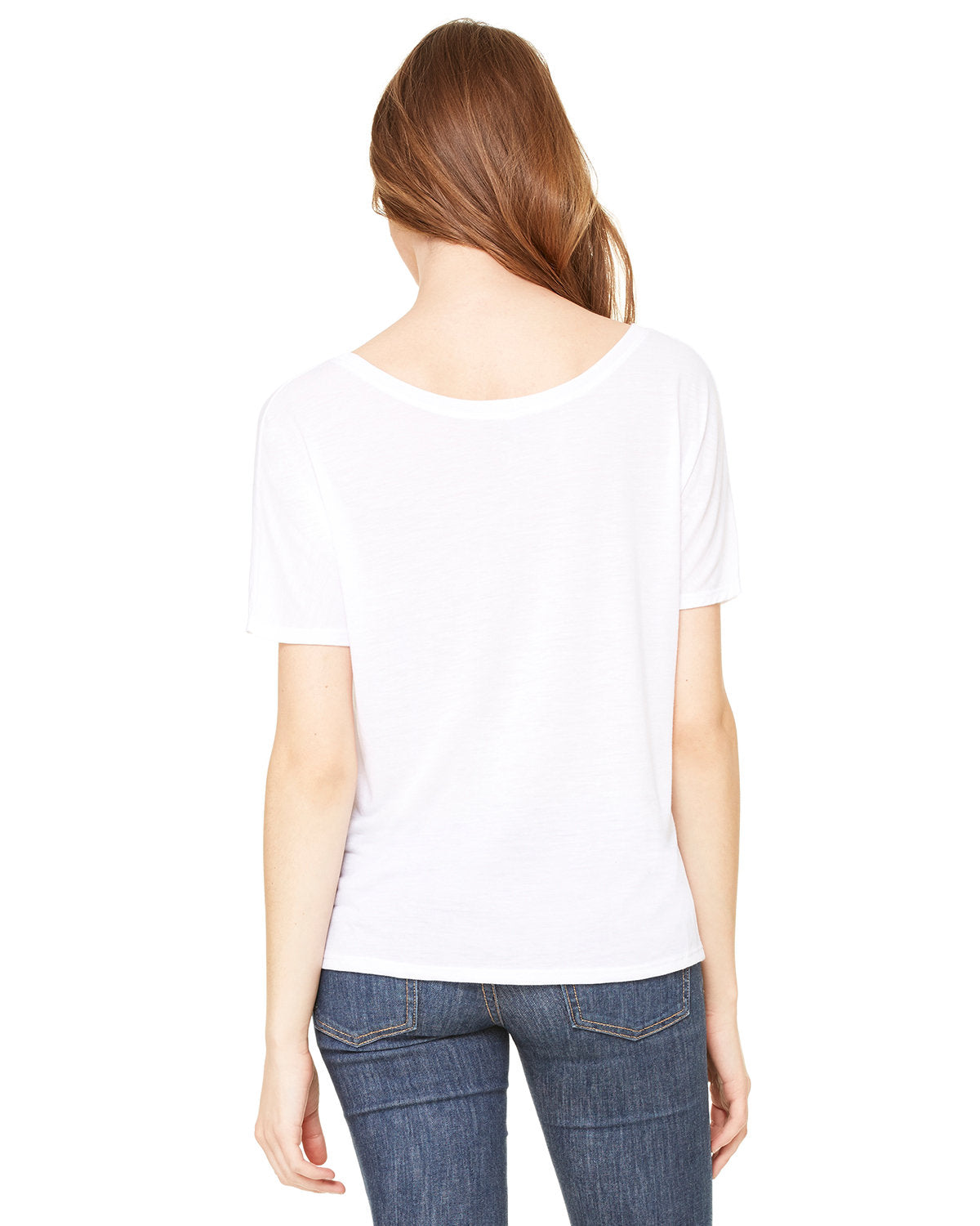 Bella + Canvas 8816 Women's Slouchy Scoop Neck T-Shirt - Soft & Comfortable Casual Tee for Everyday Wear, Lounge, and Outfits