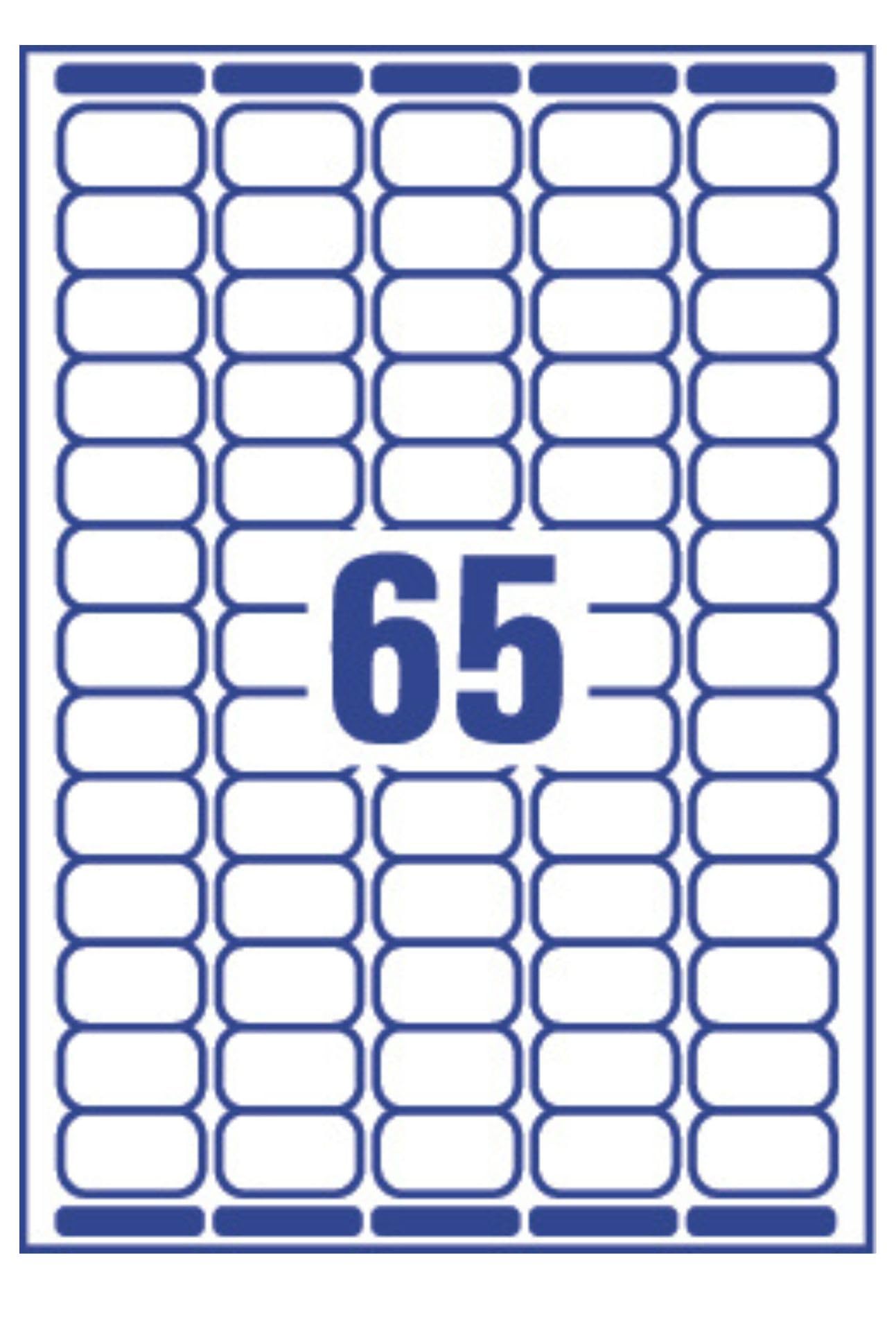 Avery L7651-15 975 Mini Labels for Laser Printers - 38.1 x 21.2mm White Address Labels - Perfect for Organizing Files, Mailing & Shipping Labels