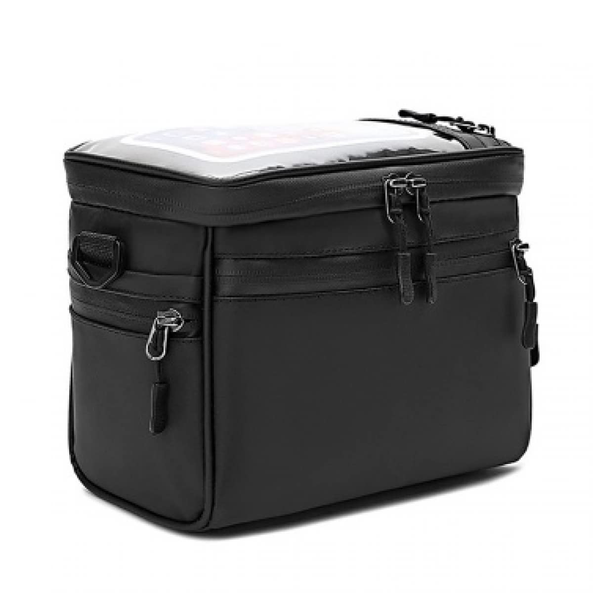 MengK Waterproof Bicycle Handlebar Bag - Bike Front Tube Pouch with Shoulder Strap for Cycling, Commuting & Outdoor Adventures - Durable Bike Pannier Carrier for Phone, Wallet & Essentials